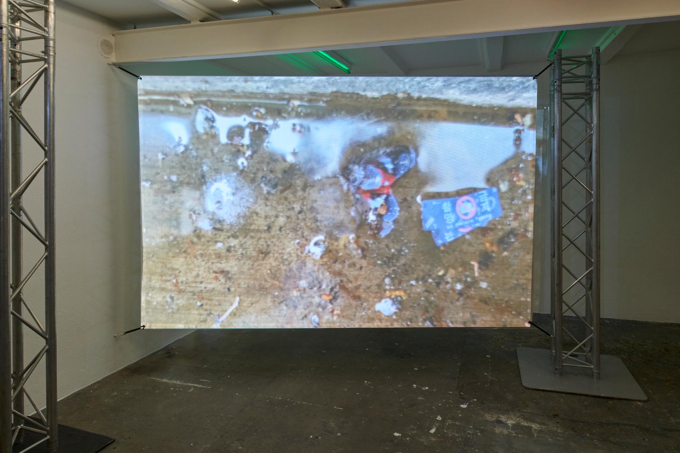 Exhibition View Duo Show «Human Tank, view on Doris Dehan Son & Sinae Yoo, Bending toughts, 2022» at WallStreet, Fribourg, 2022 / Photo: Guillaume Python / Courtesy: the artists and WallStreet