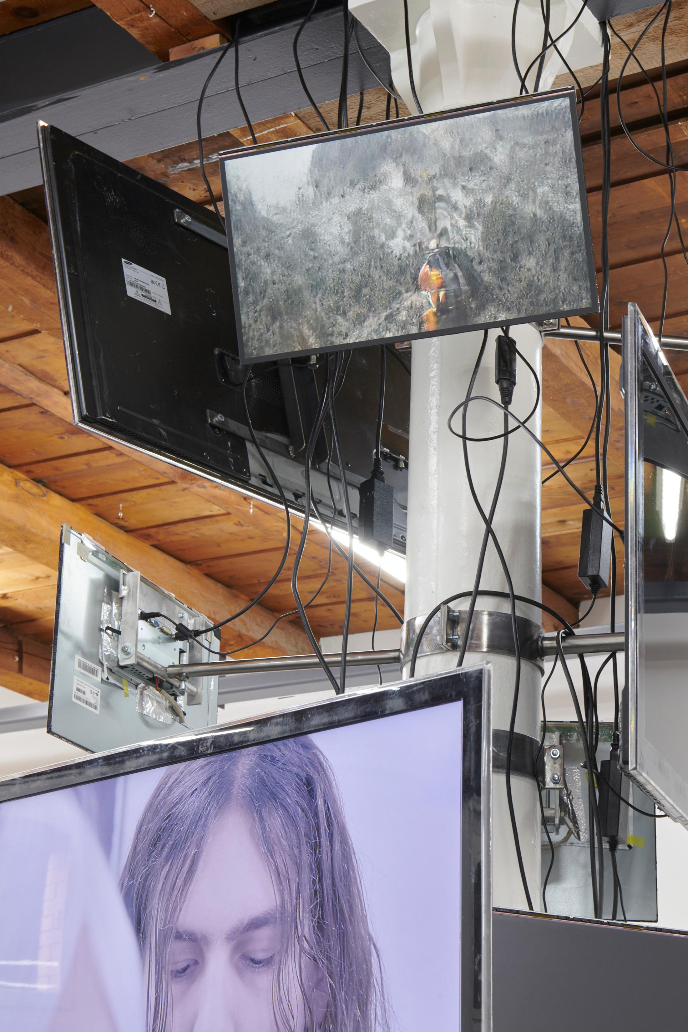 Exhibition View Dorota Gawęda and Eglė Kulbokaitė Soloshow «Mouthless; view on Mouthless..., 2020» at Fri Art, Fribourg, 2020 / Photo: Guillaume Baeriswyl / Courtesy: Fri Art Kunsthalle