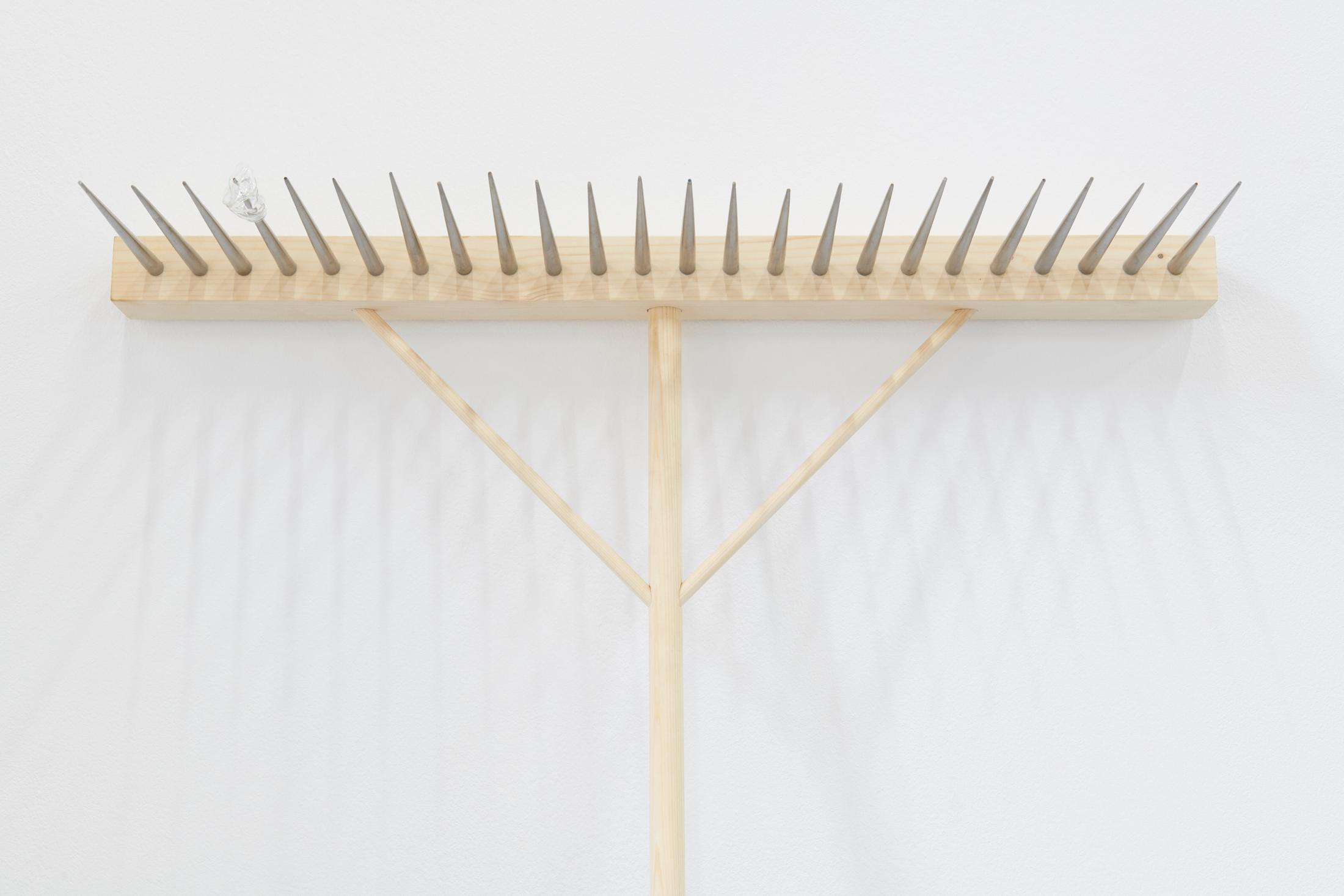 Exhibition View Dorota Gawęda and Eglė Kulbokaitė Soloshow «Mouthless; view on For when I look at you for a moment, then it is no…(I), 2020 (detail)» at Fri Art, Fribourg, 2020 / Photo: Guillaume Baeriswyl / Courtesy: Fri Art Kunsthalle