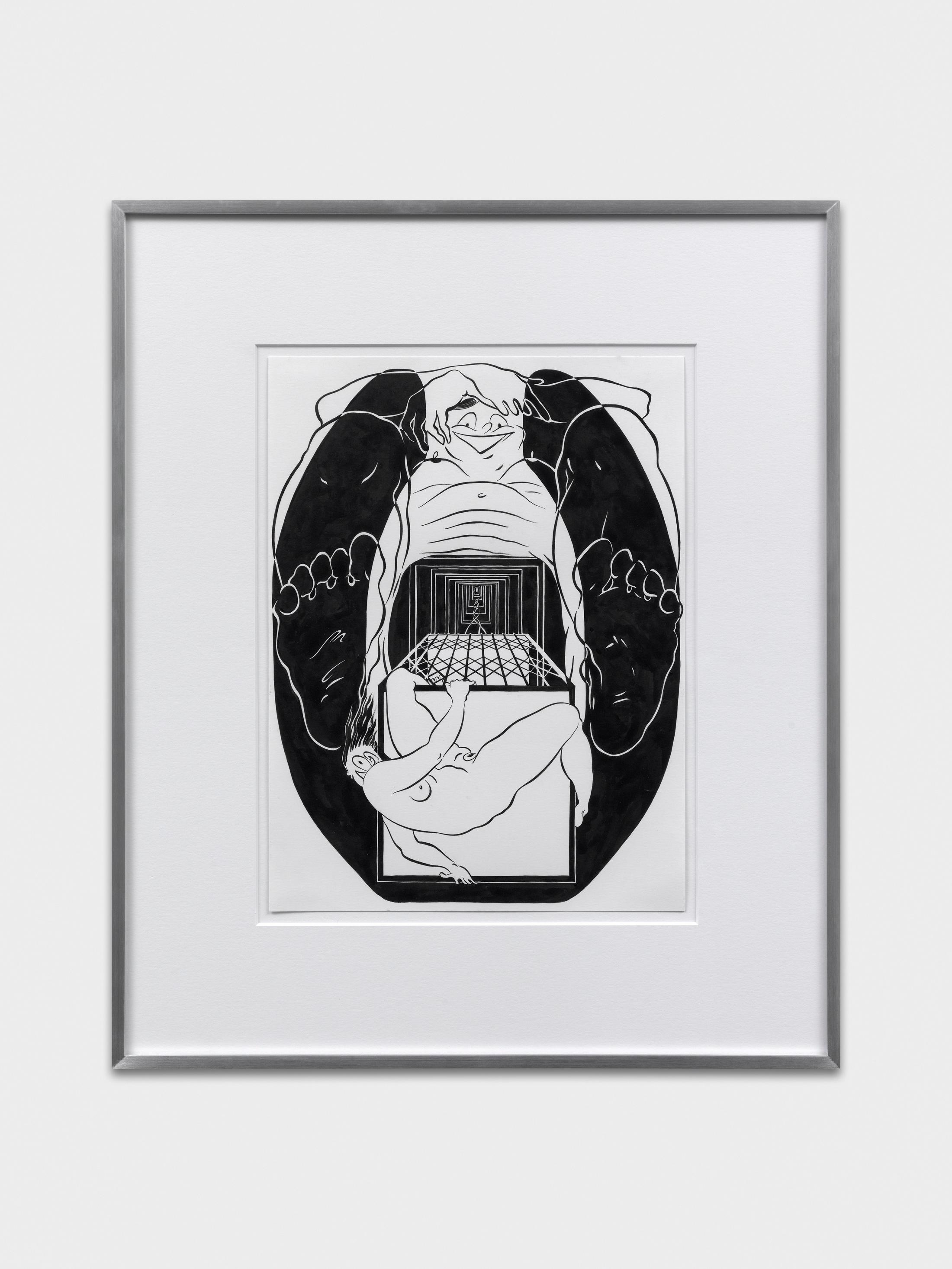 Exhibition View Ebecho Muslimova Soloshow «Fatebe; view on FATEBE CHUTE, 2020» at Galerie Maria Bernheim, Zurich, 2020 / Photo: Annik Wetter / Courtesy: the artist and Galerie Maria Bernheim