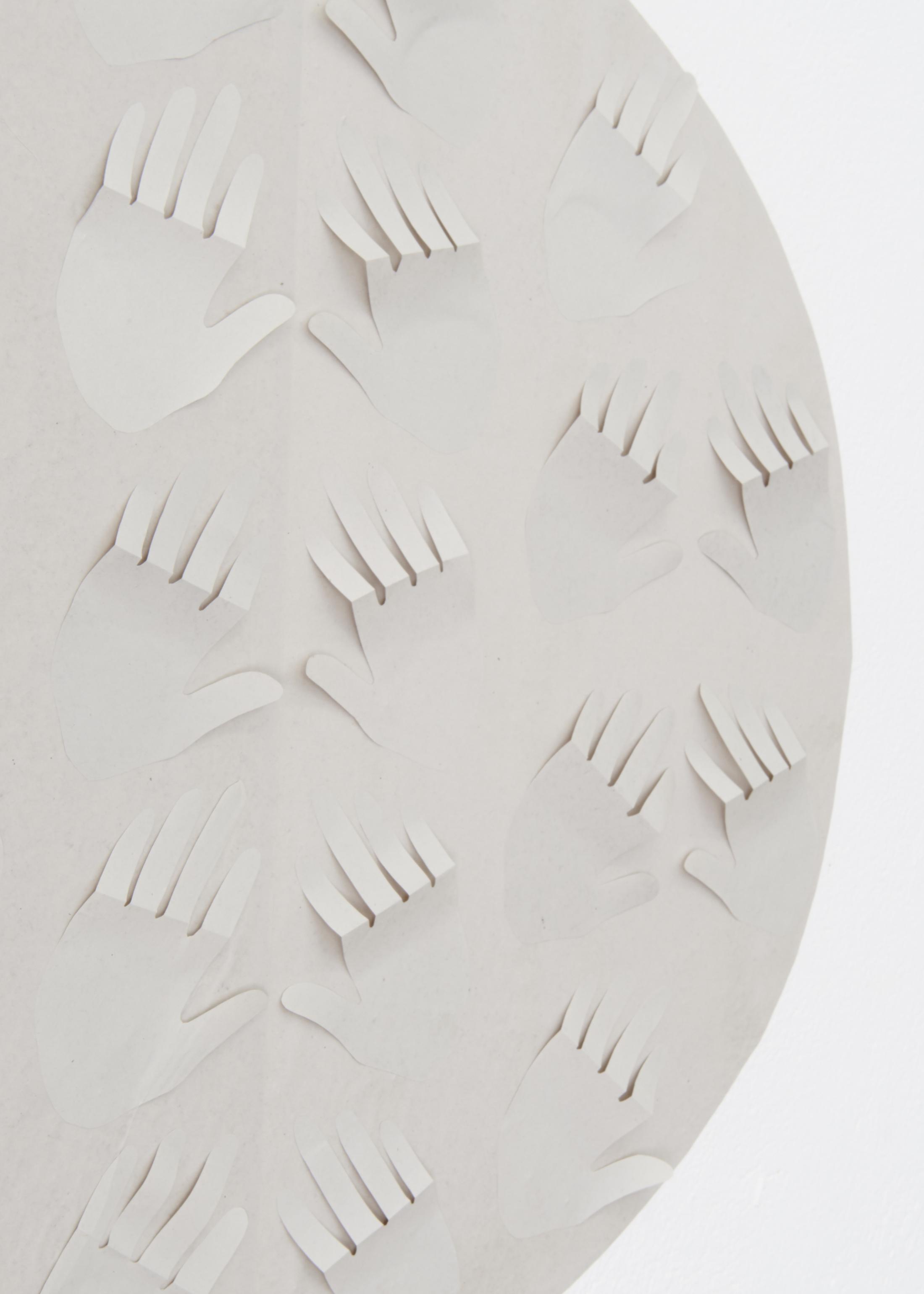 Exhibition View Groupshow «Either it is raining or it is not (at a particular space and time) ; view on Marie Gyger, Les affaires (detail), 2019» at WallRiss, Fribourg, 2019 / Photo: Guillaume Baeriswyl