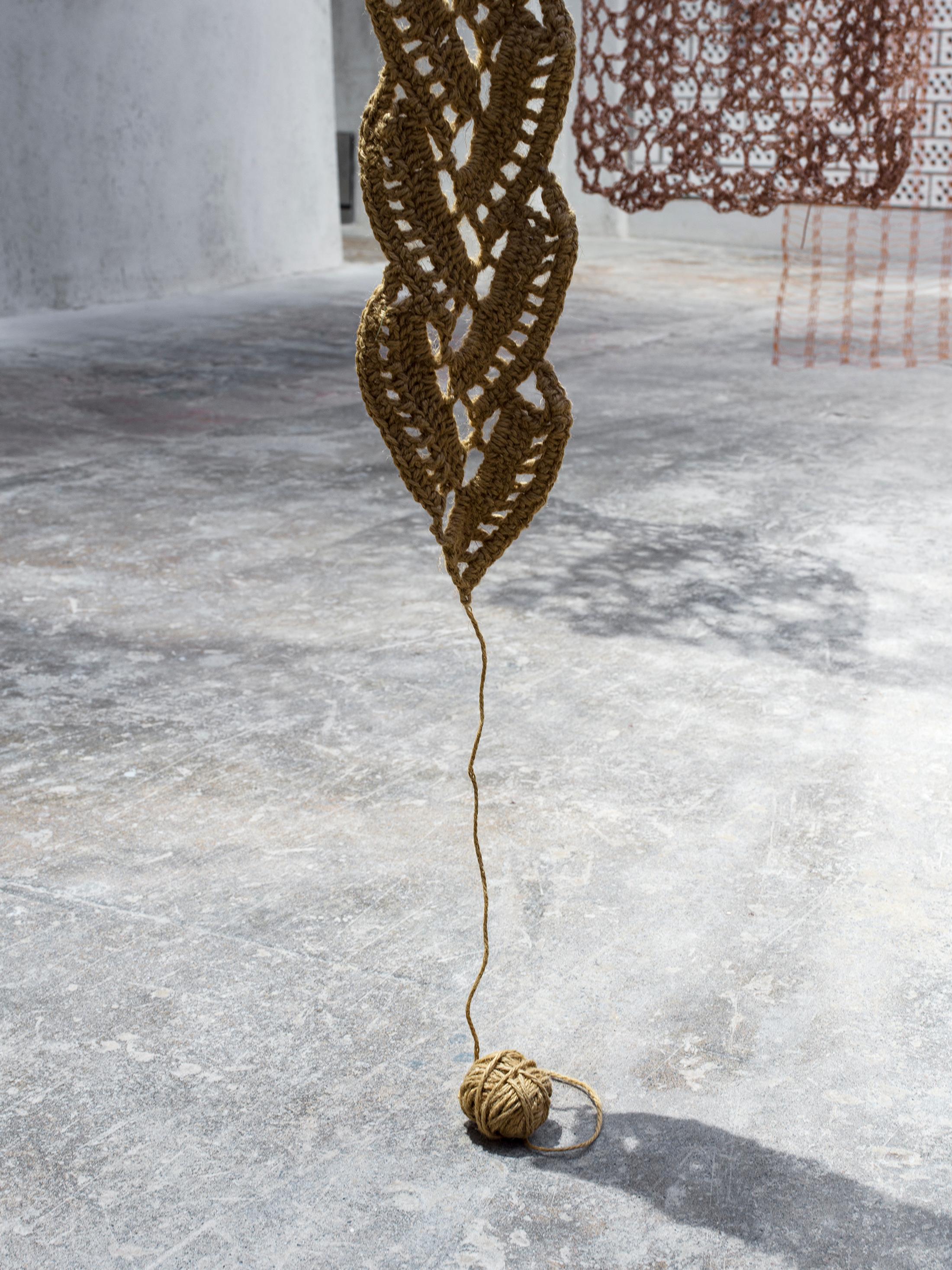 Exhibition View ektor garcia «nudos de tiempo» at Cabaret Voltaire, Zurich, 2022 / Photo: Cabaret Voltaire, Cedric Mussano / Courtesy: the artist and Cabaret Voltaire