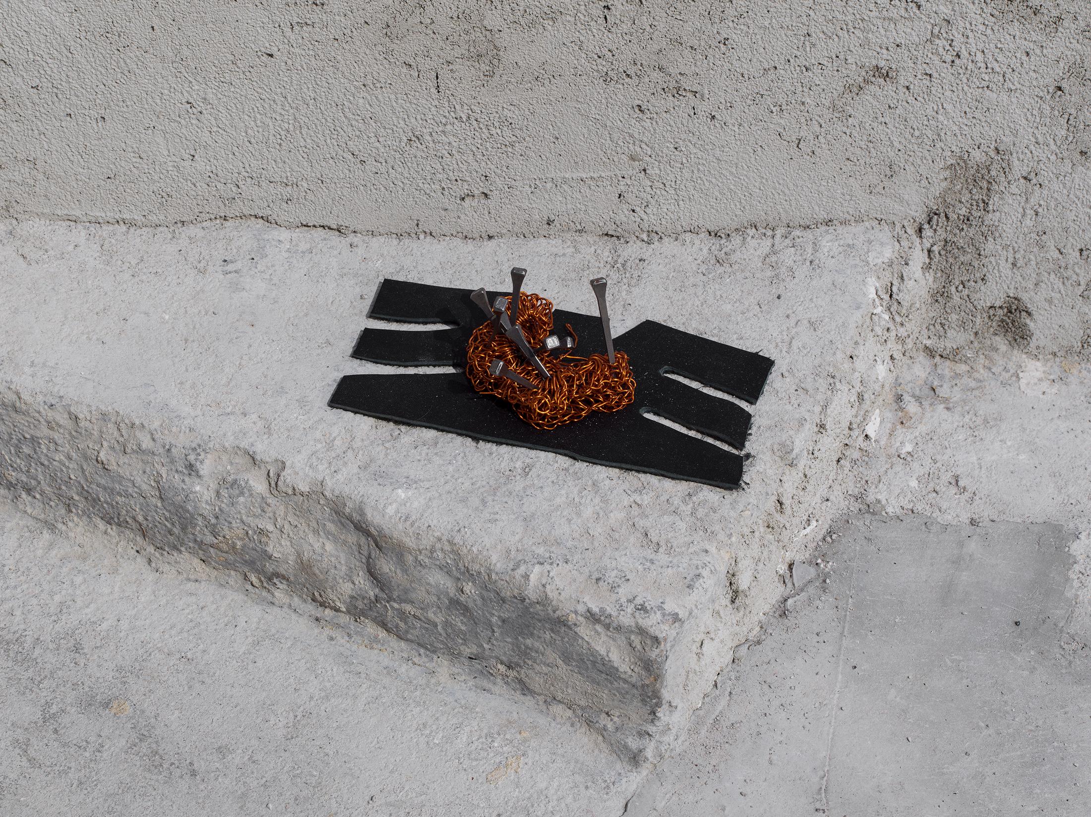 Exhibition View ektor garcia «nudos de tiempo» at Cabaret Voltaire, Zurich, 2022 / Photo: Cabaret Voltaire, Cedric Mussano / Courtesy: the artist and Cabaret Voltaire