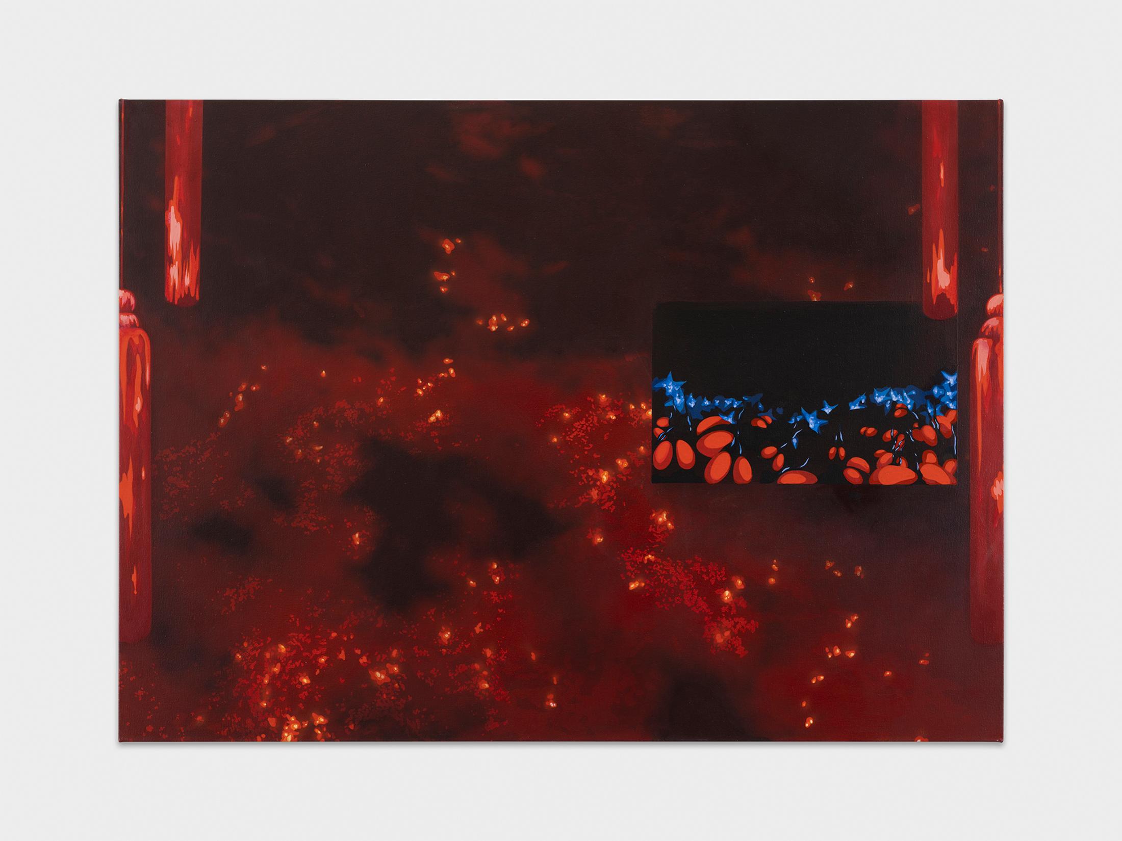 Exhibition View Elise Corpataux and Natacha Donzé Duo Show «Special Favor; view on Natacha Donzé, Eternal Spring, 2020» at Galerie Lange + Pult, Auvernier, 2021 / Photo: Julien Gremaud / Courtesy: the artist and Galerie Lange + Pult