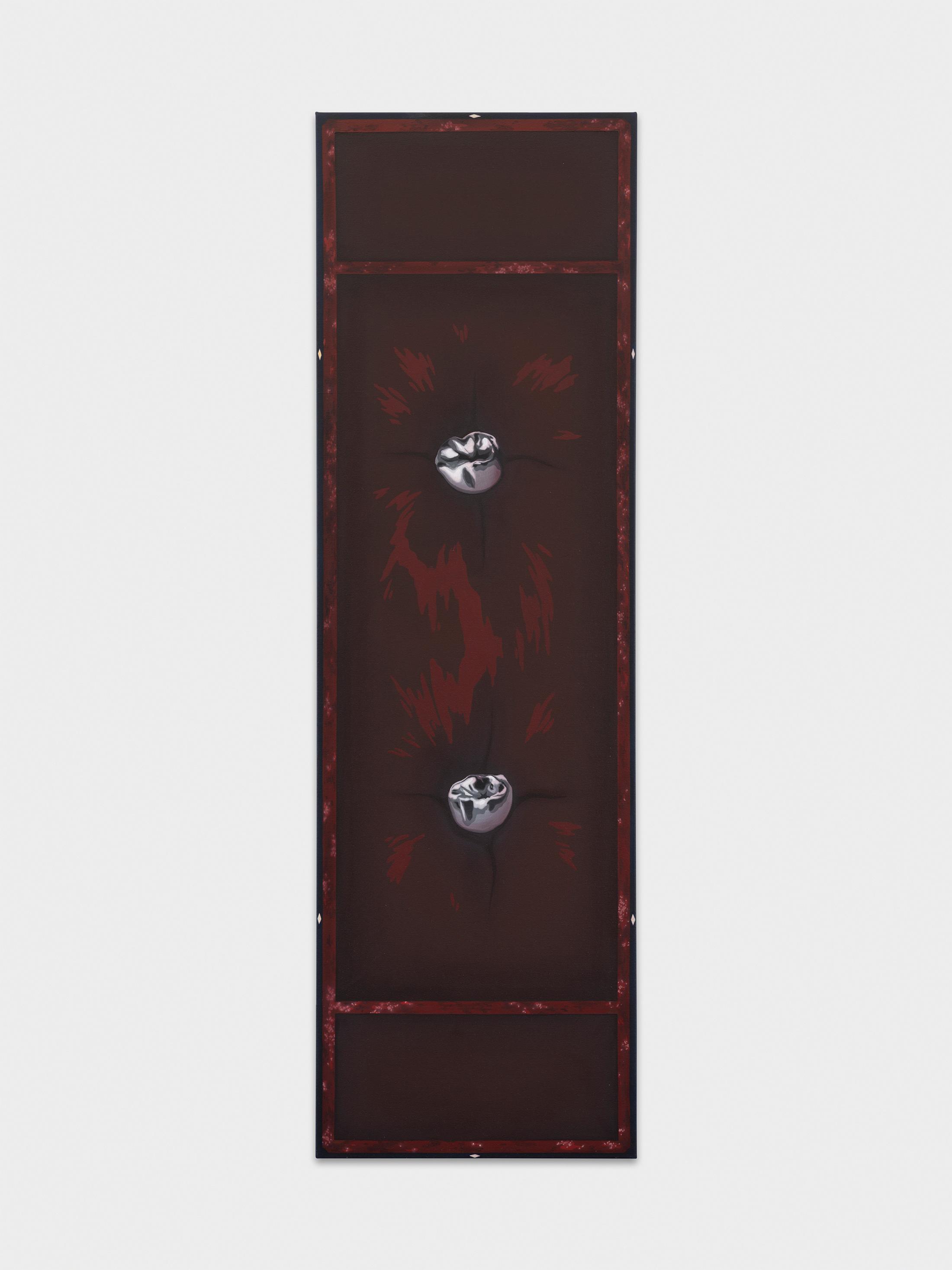 Exhibition View Elise Corpataux and Natacha Donzé Duo Show «Special Favor; view on Natacha Donzé, As there lurks the mud I, 2020» at Galerie Lange + Pult, Auvernier, 2021 / Photo: Julien Gremaud / Courtesy: the artist and Galerie Lange + Pult