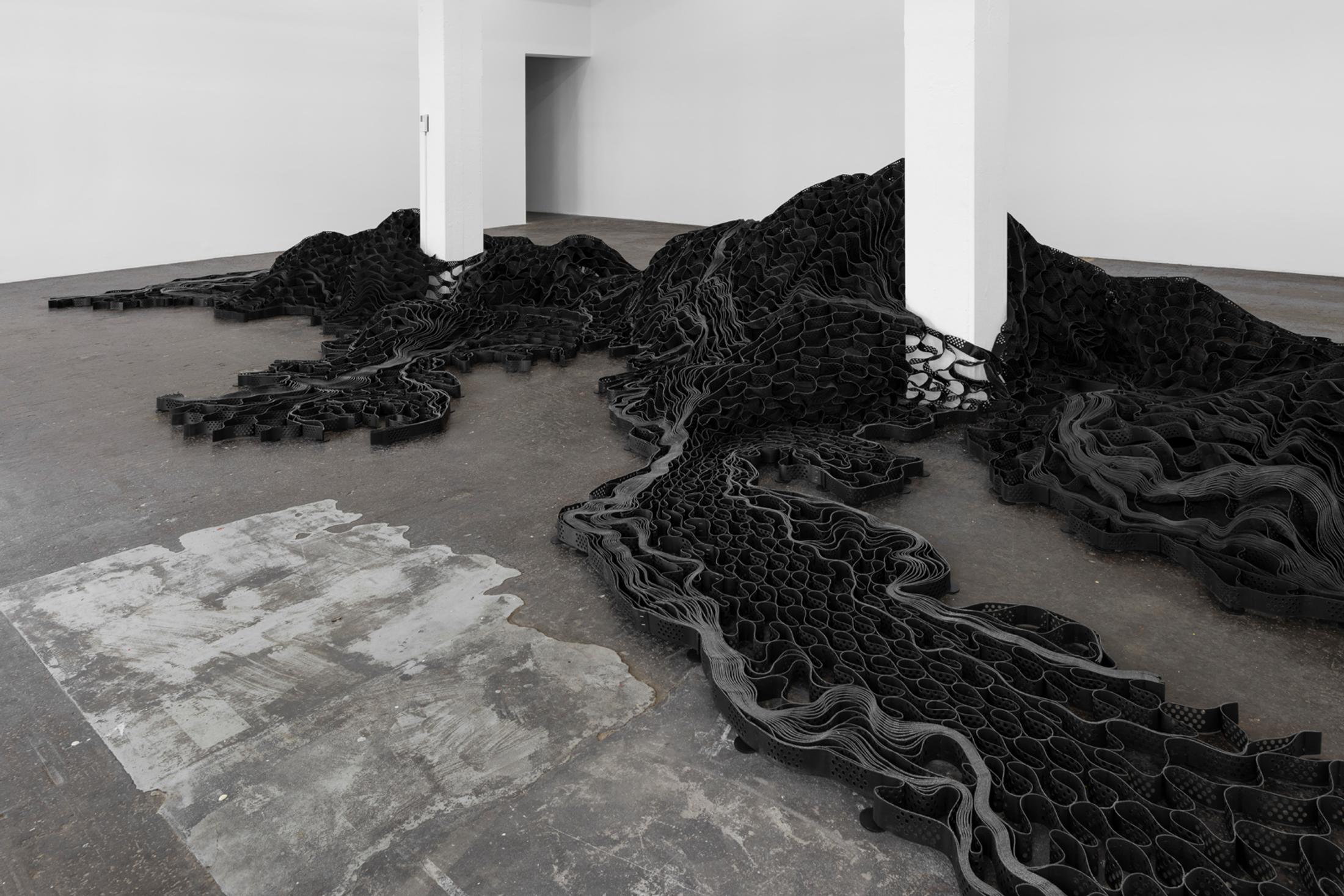 Exhibition View Ella Littwitz Soloshow «Promise ; view on The Elephant in the Room, 2019» at Kunsthalle Sankt Gallen, St. Gallen, 2019 / Photo: Gunnar Meier / Courtesy: the artist, Harlan Levey Projects, Brussels; Copperfield Gallery, London