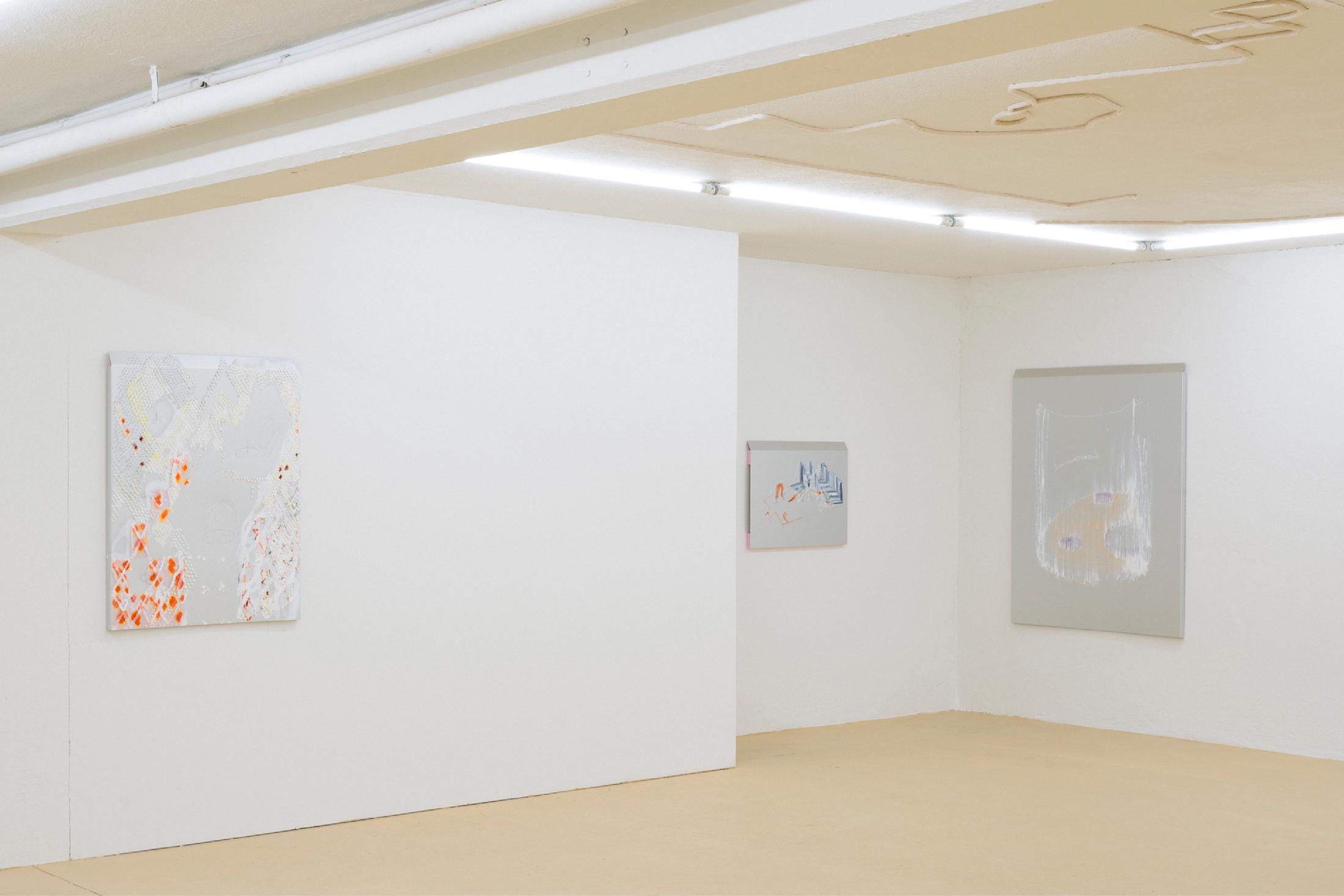 Exhibition View Elza Sile ⩙ {F_x Office} Soloshow «Hunter’s Fallacy» at unanimous consent, Zurich, 2020 / Photo: Romain Mader / Courtesy: the artist and unanimous consent