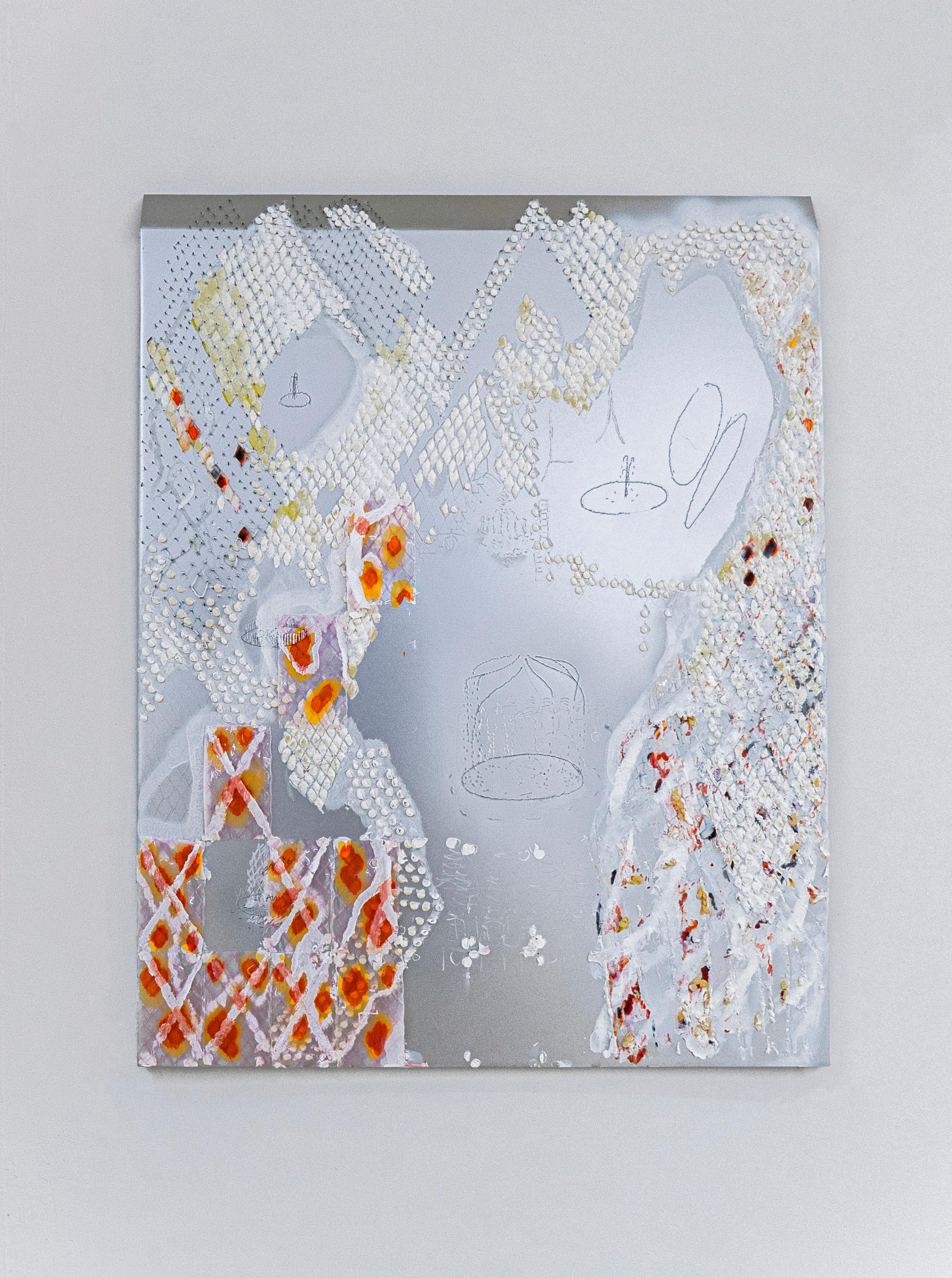 Exhibition View Elza Sile ⩙ {F_x Office} Soloshow «Hunter’s Fallacy; view on Elza Sile, masturbatory check in a mirror, 2020» at unanimous consent, Zurich, 2020 / Photo: Clifford E. Bruckmann/ Courtesy: the artist and unanimous consent