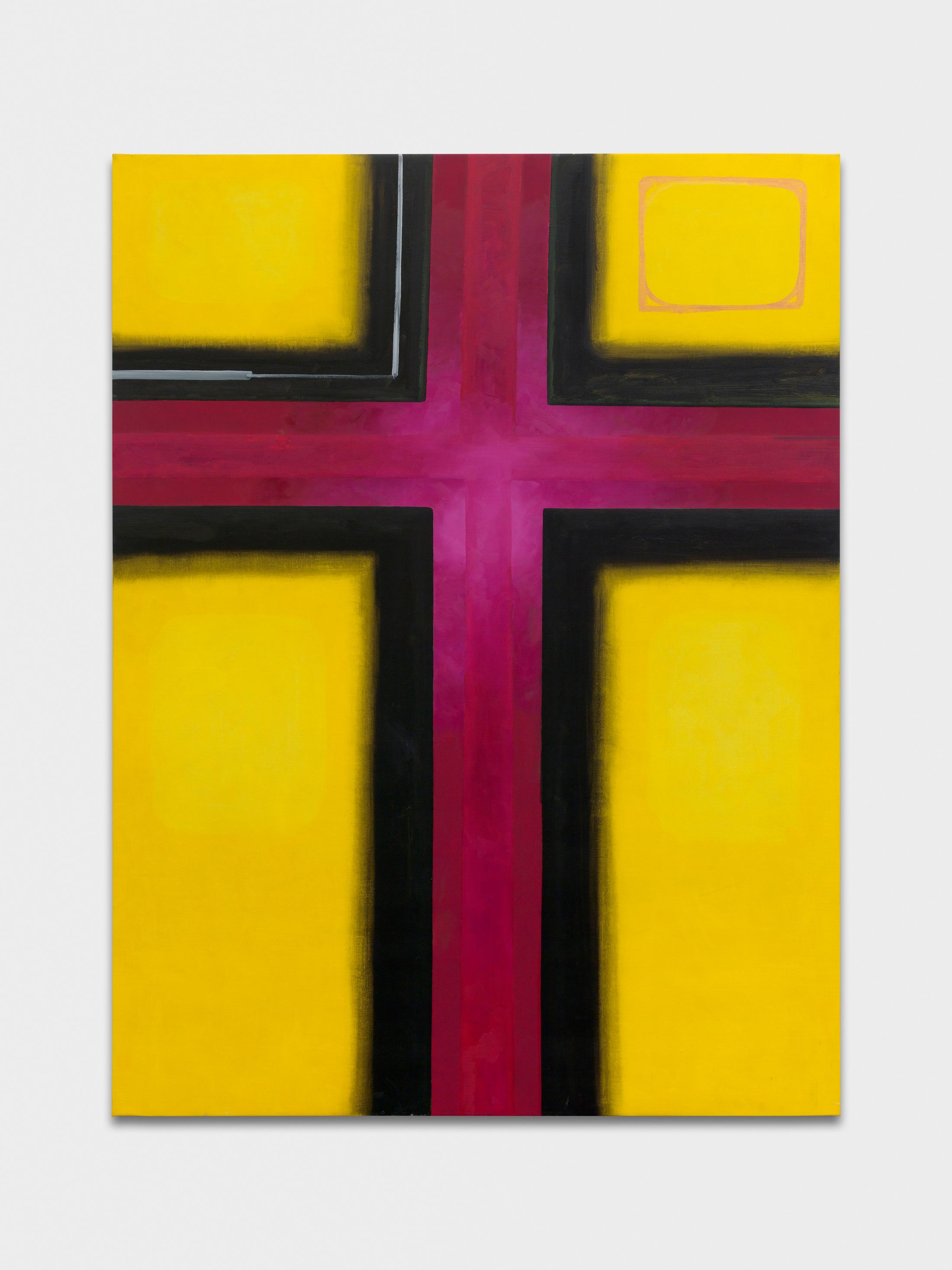 Exhibition View Emil Michael Klein Soloshow «Mono Cross; view on Cross, 2020» at Galerie Francesca Pia, Zurich, 2020 / Photo: Annik Wetter / Courtesy: the artist and Galerie Francesca Pia