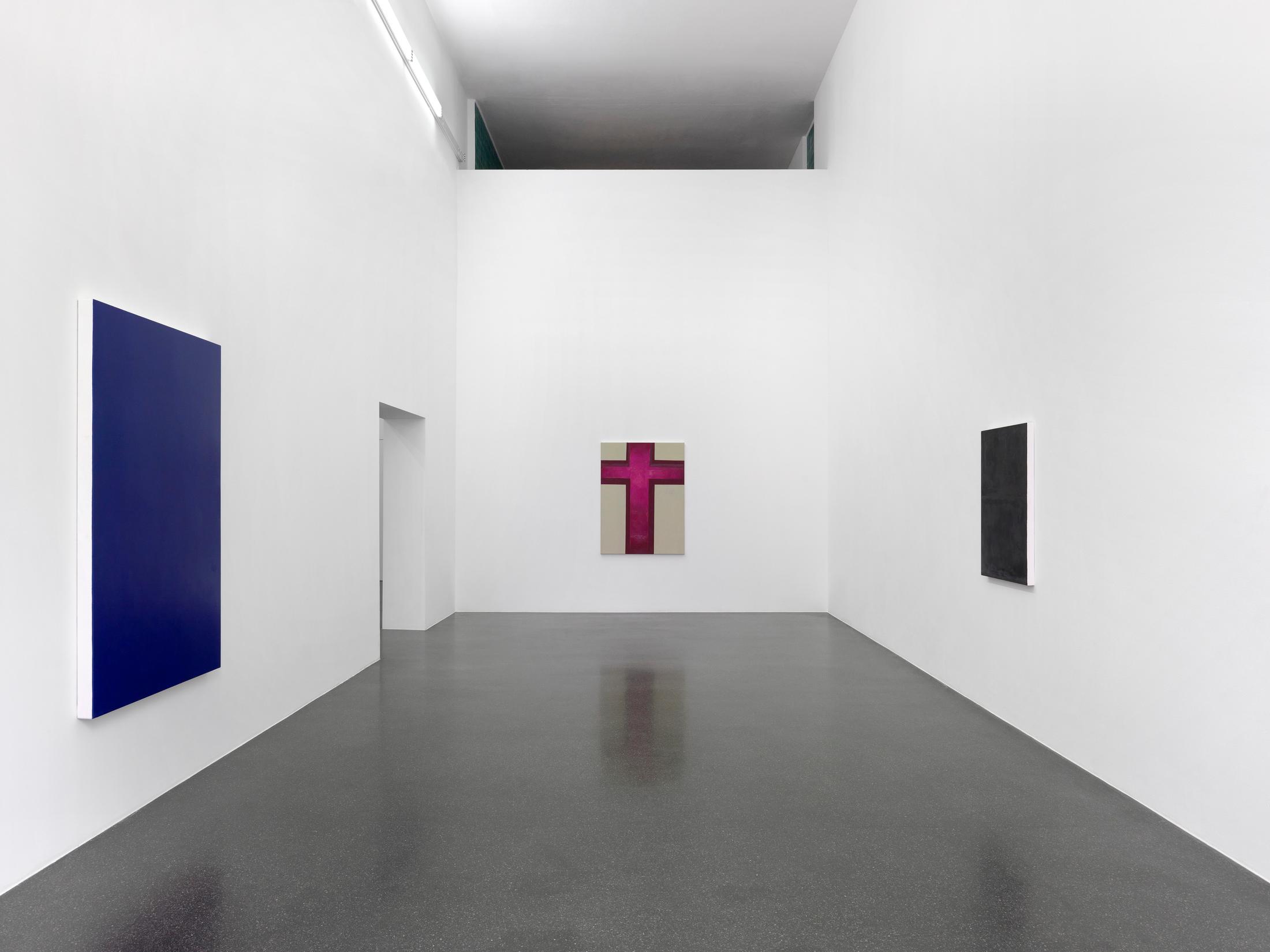 Exhibition View Emil Michael Klein Soloshow «Mono Cross» at Galerie Francesca Pia, Zurich, 2020 / Photo: Annik Wetter / Courtesy: the artist and Galerie Francesca Pia