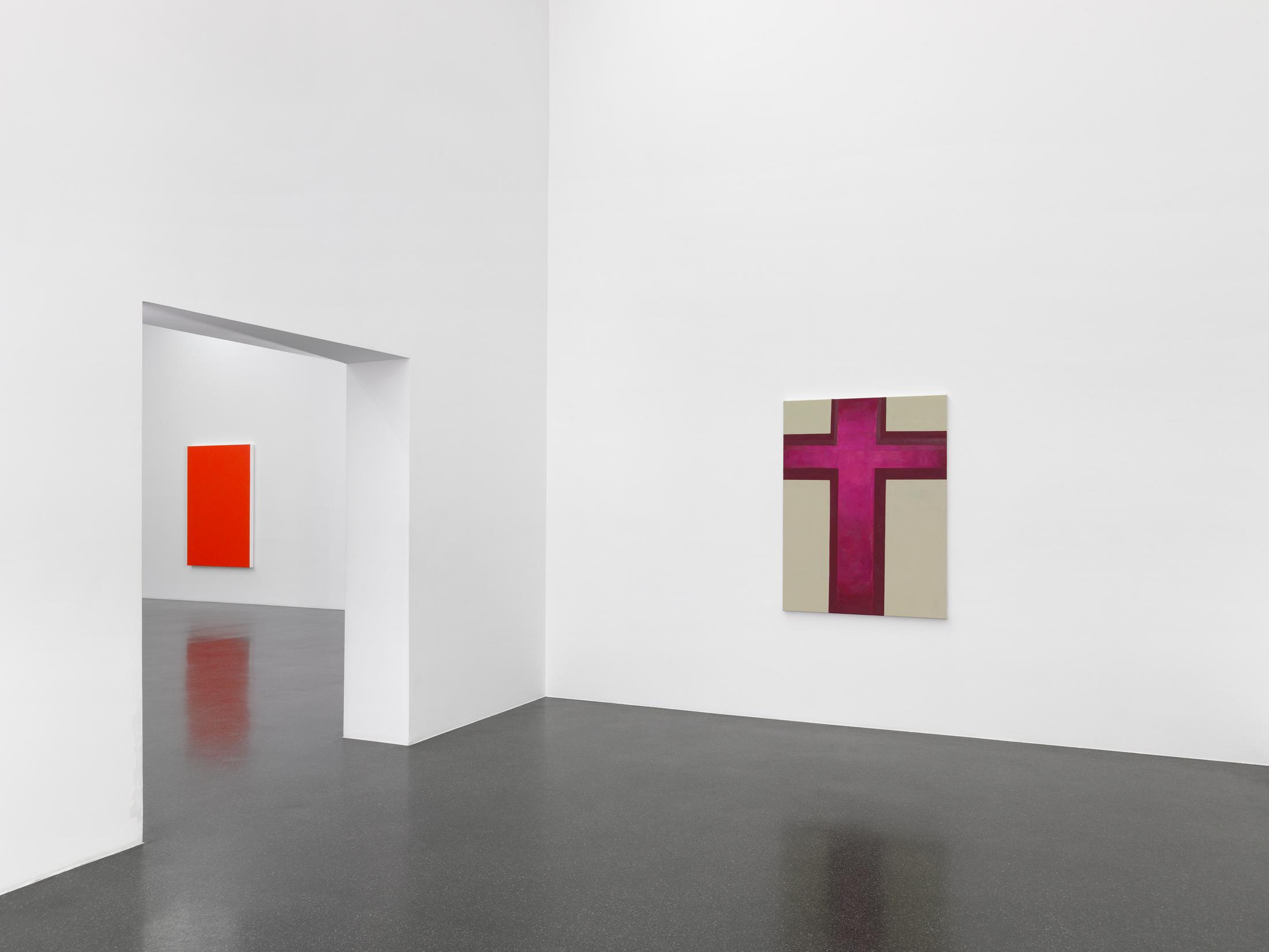 Exhibition View Emil Michael Klein Soloshow «Mono Cross» at Galerie Francesca Pia, Zurich, 2020 / Photo: Annik Wetter / Courtesy: the artist and Galerie Francesca Pia