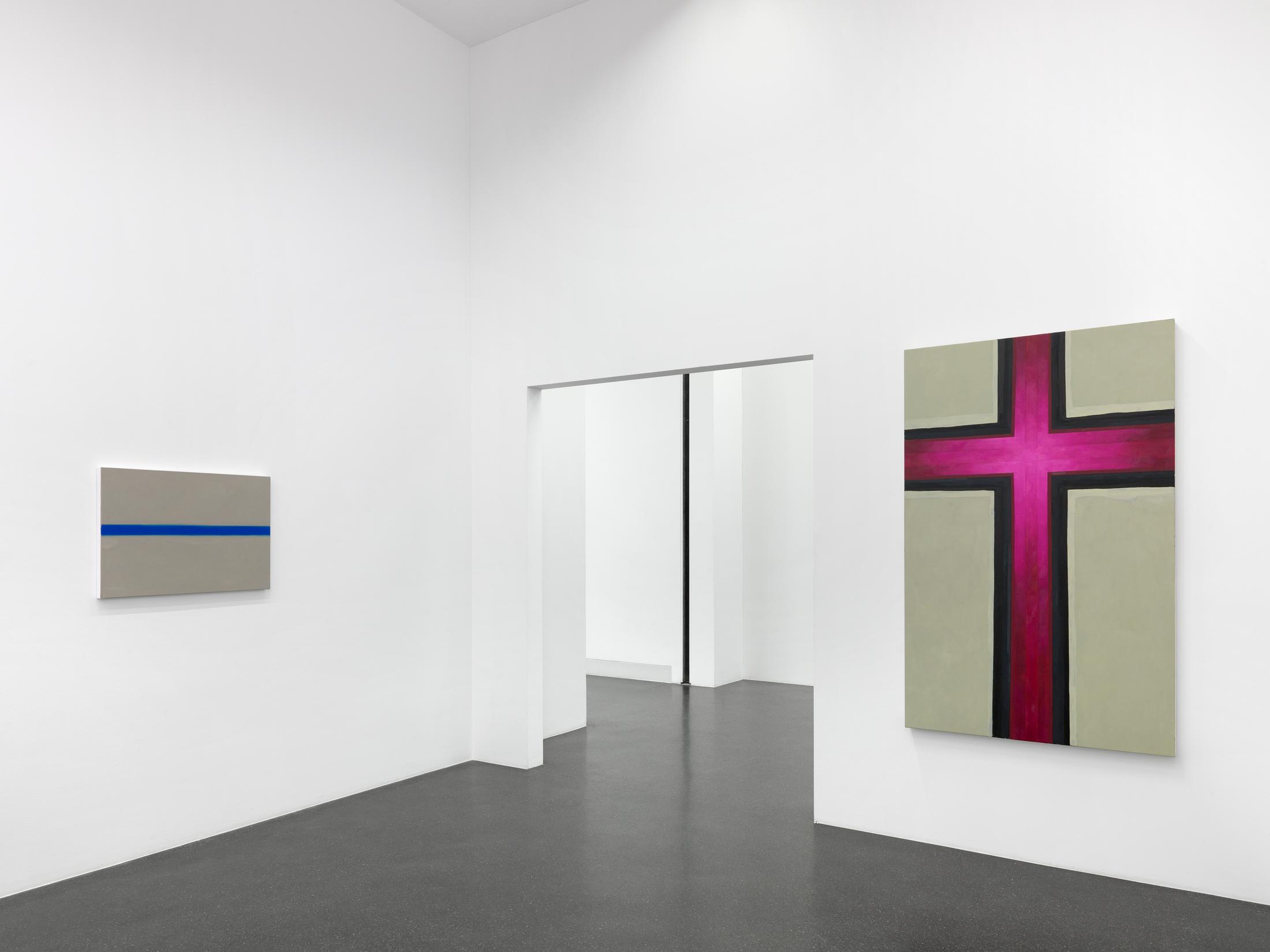 Exhibition View Emil Michael Klein Soloshow «Mono Cross» at Galerie Francesca Pia, Zurich, 2020 / Photo: Annik Wetter / Courtesy: the artist and Galerie Francesca Pia