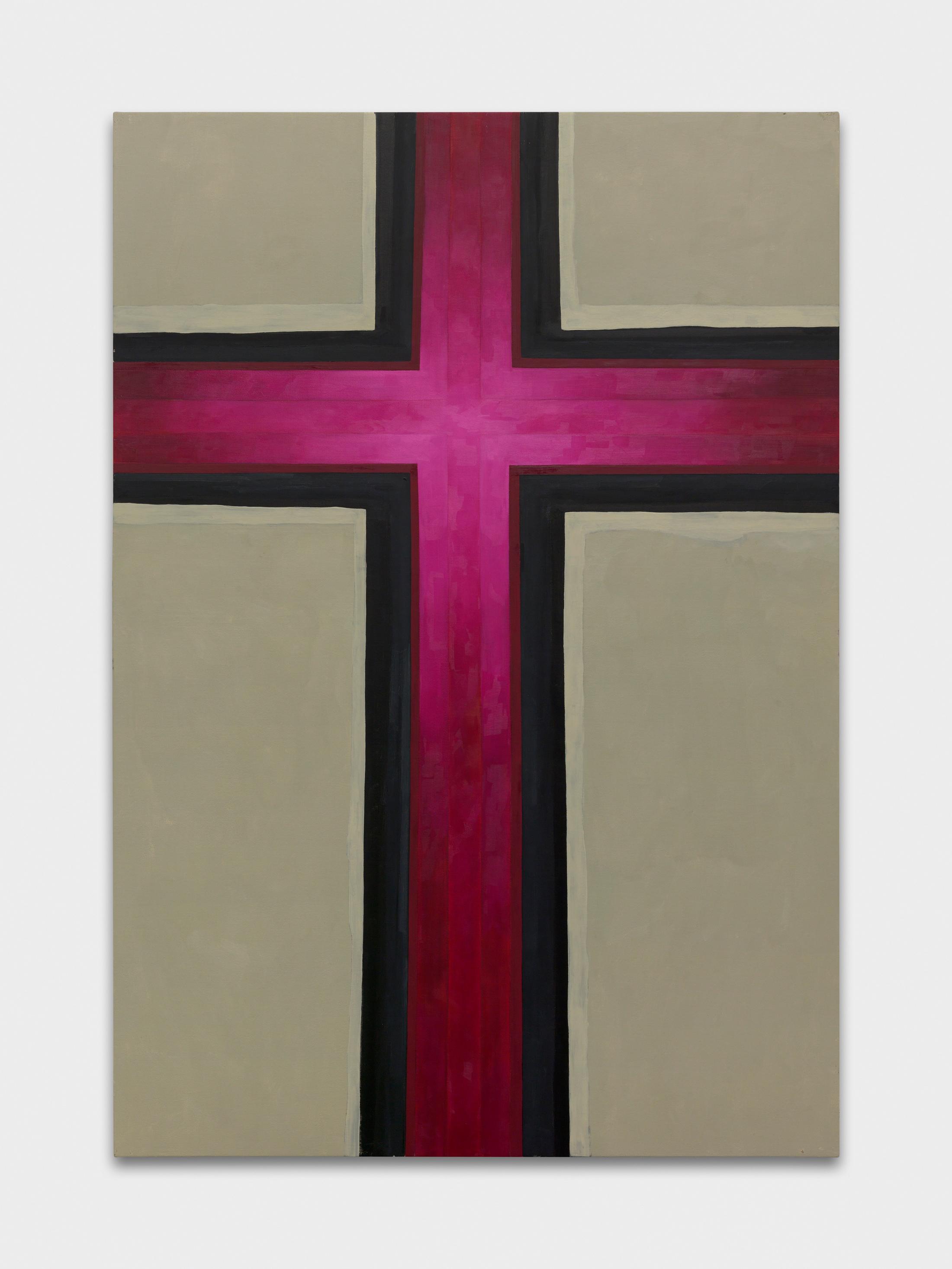 Exhibition View Emil Michael Klein Soloshow «Mono Cross; view on Cross, 2020» at Galerie Francesca Pia, Zurich, 2020 / Photo: Annik Wetter / Courtesy: the artist and Galerie Francesca Pia