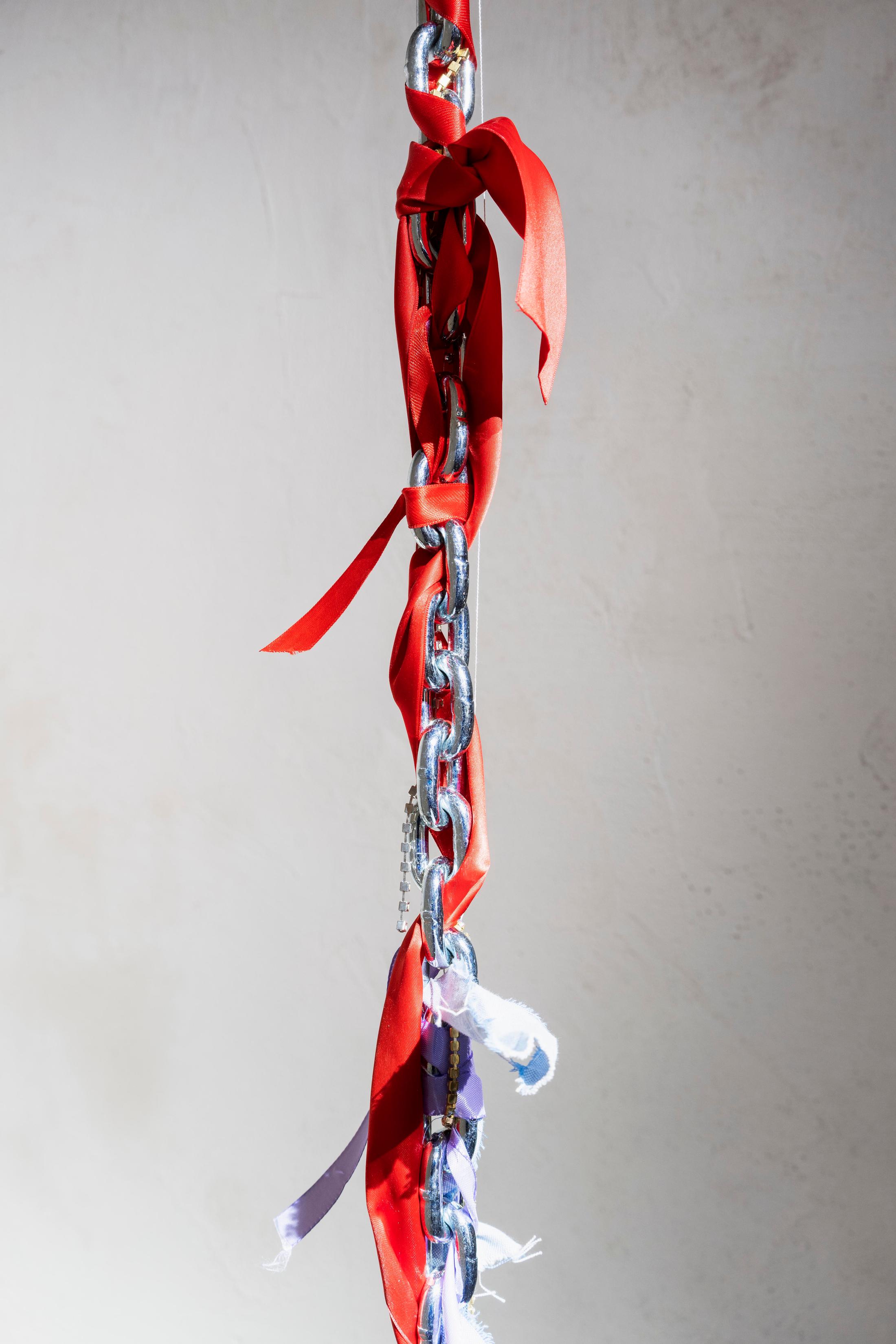 Exhibition View Emmy Hennings / Sitara Abuzar Ghaznawi Joint Exhibition (view on Sitara Abuzar Ghaznawi, Sculpture 2, 2020, detail) at Cabaret Voltaire, Zurich, 2020 / Photo: Gunnar Meier / Courtesy Sitara Abuzar Ghaznawi: the artist