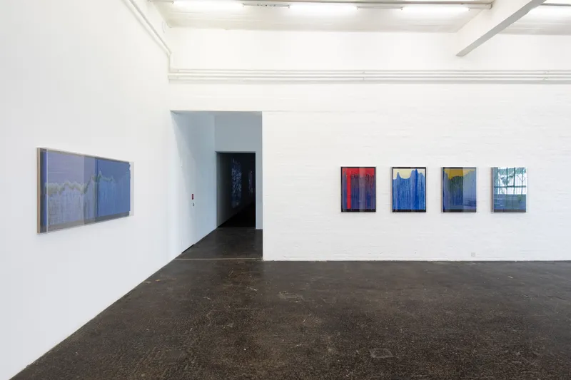 Exhibition View Éric Baudelaire Solo Show «Death Passed My Way and Stuck This Flower in My Mouth» at Kunst Halle Sankt Gallen, St. Gallen, 2021 / Photo: Kunst Halle Sankt Gallen, Sebastian Schaub / Courtesy: the artist and Kunst Halle Sankt Gallen