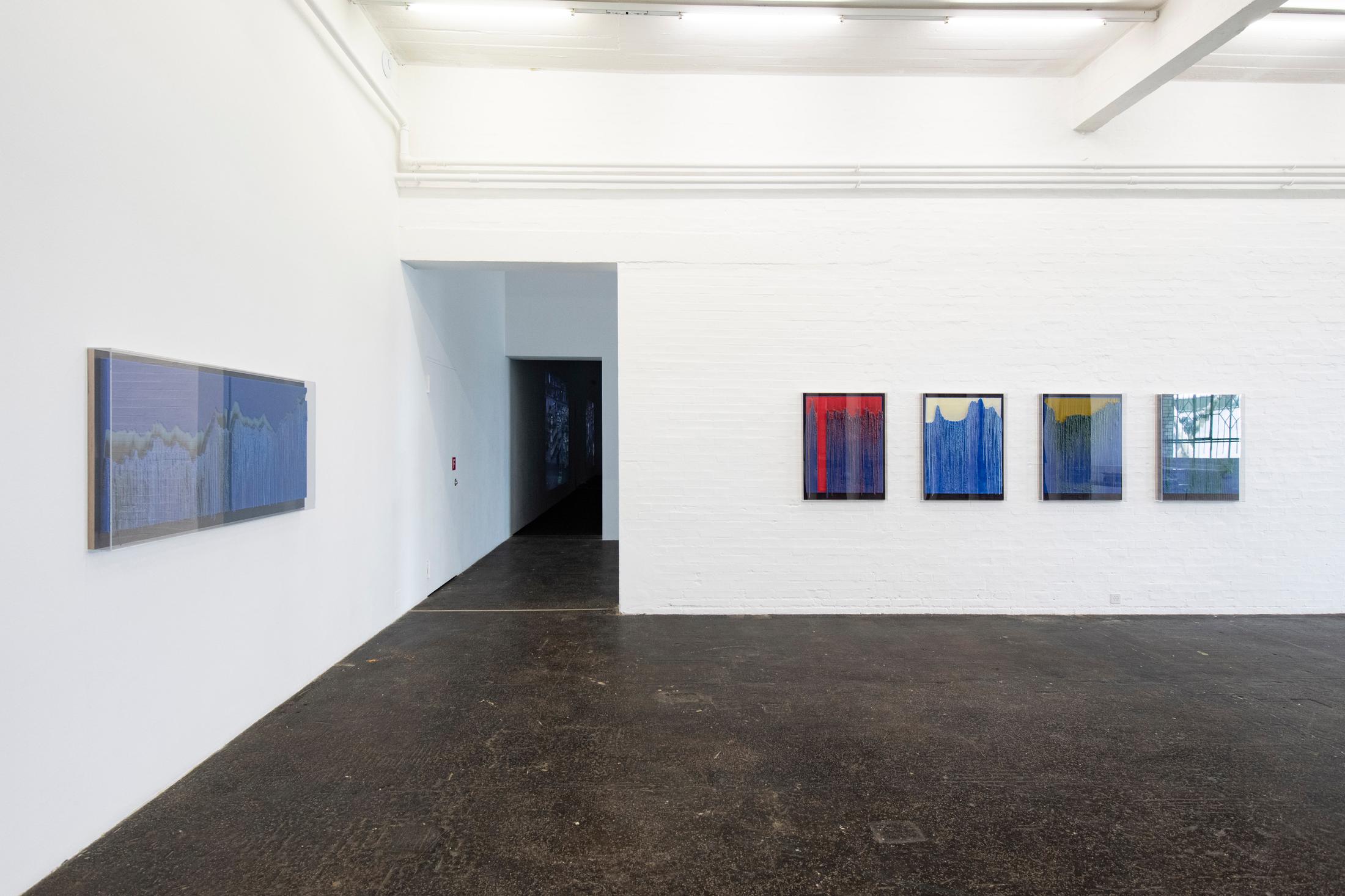 Exhibition View Éric Baudelaire Solo Show «Death Passed My Way and Stuck This Flower in My Mouth» at Kunst Halle Sankt Gallen, St. Gallen, 2021 / Photo: Kunst Halle Sankt Gallen, Sebastian Schaub / Courtesy: the artist and Kunst Halle Sankt Gallen