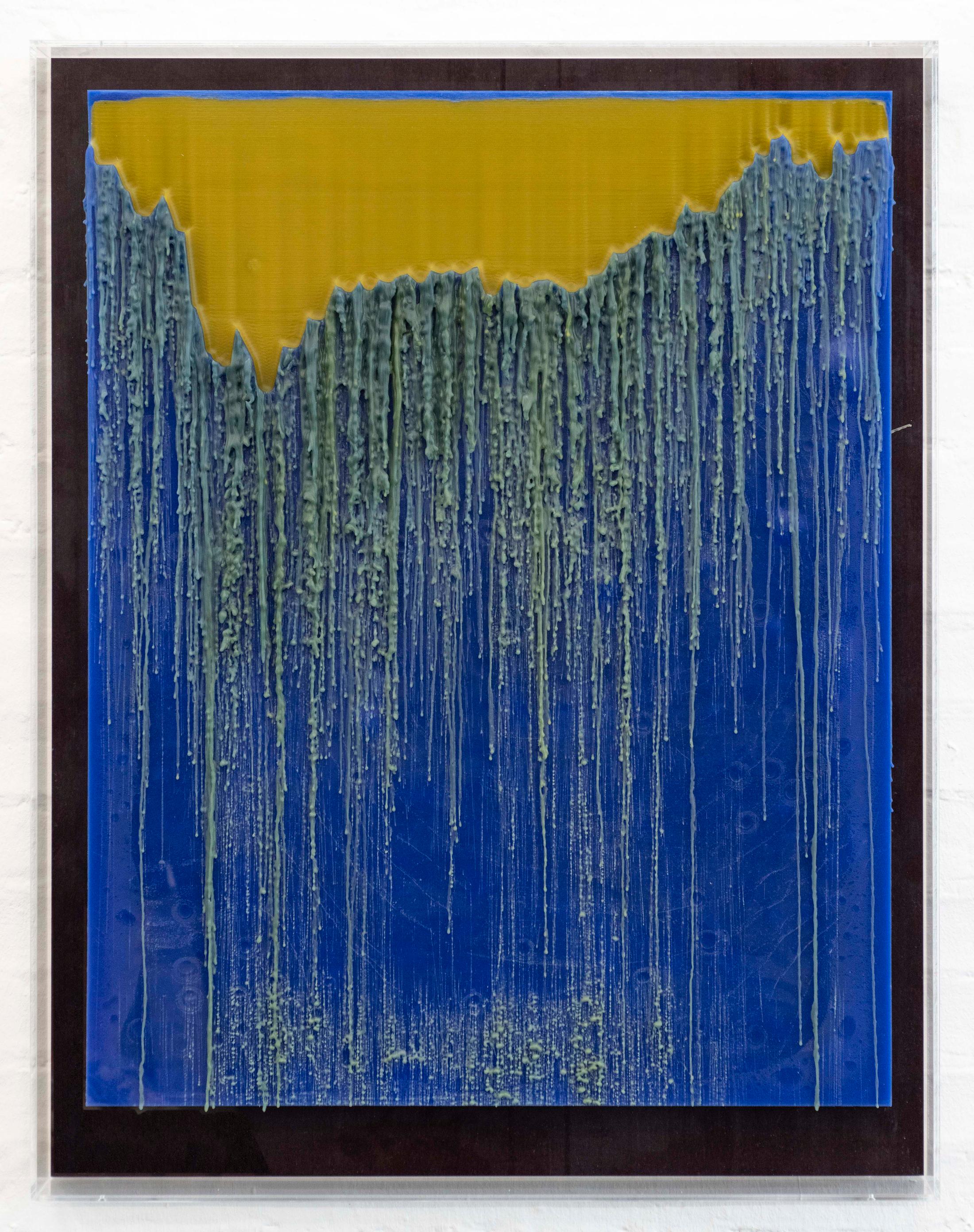 Exhibition View Éric Baudelaire Solo Show «Death Passed My Way and Stuck This Flower in My Mouth; view on Éric Baudelaire, Carbon (emissions), January 2020 – June 2021, 2021» at Kunst Halle Sankt Gallen, St. Gallen, 2021 / Photo: Kunst Halle Sankt Gallen, Sebastian Schaub / Courtesy: the artist and Kunst Halle Sankt Gallen