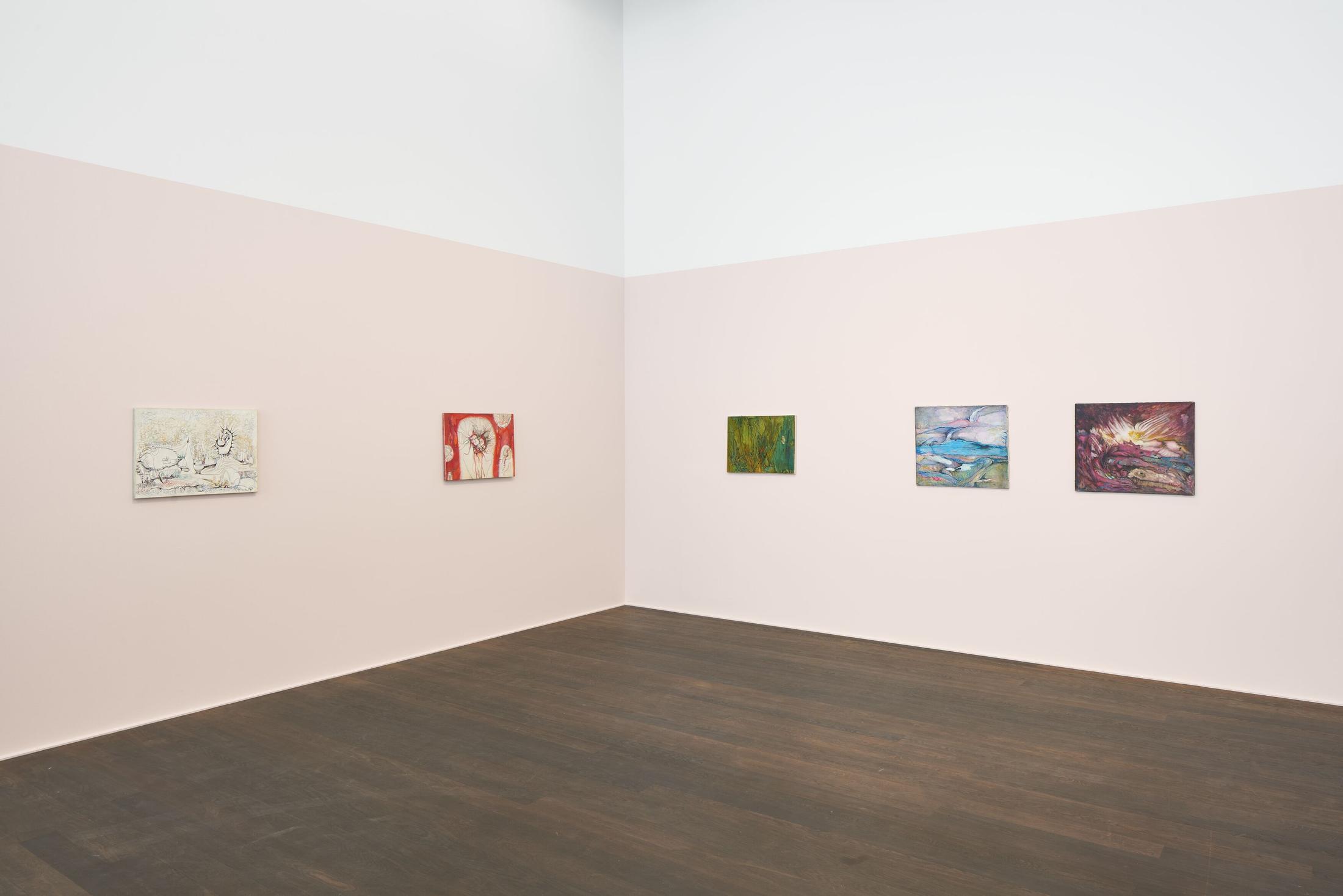 Exhibition View Erna Rosenstein Solo Show at Hauser & Wirth, Zurich, 2022-2023 / Photo: Jon Etter / Courtesy: The Estate of Erna Rosenstein / Adam Sandauer, Hauser & Wirth and Foksal Gallery Foundation