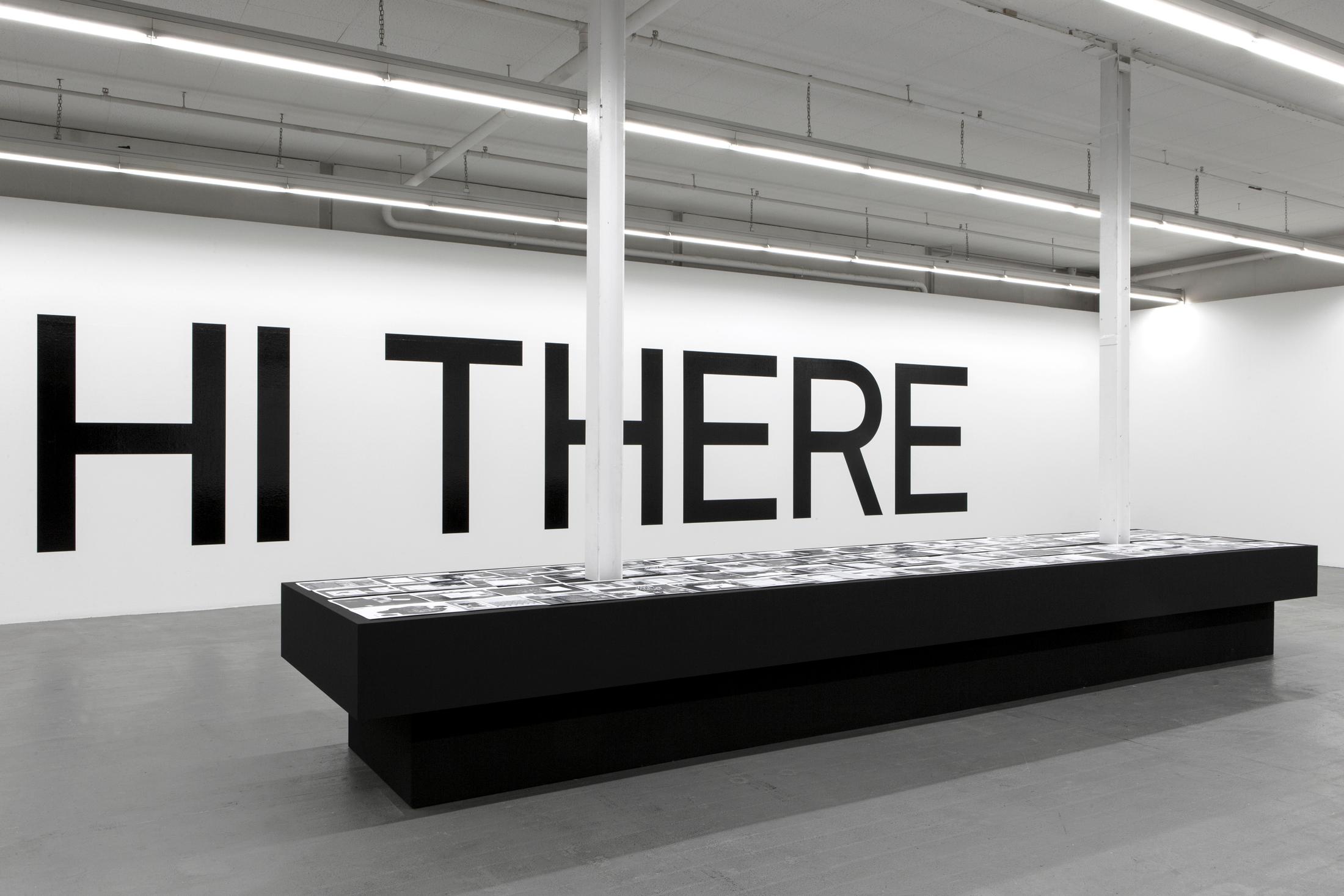 Esther Hunziker "HI THERE" at Kunsthaus Baselland 2018 / Photo: Gina Folly / Courtesy: the artist