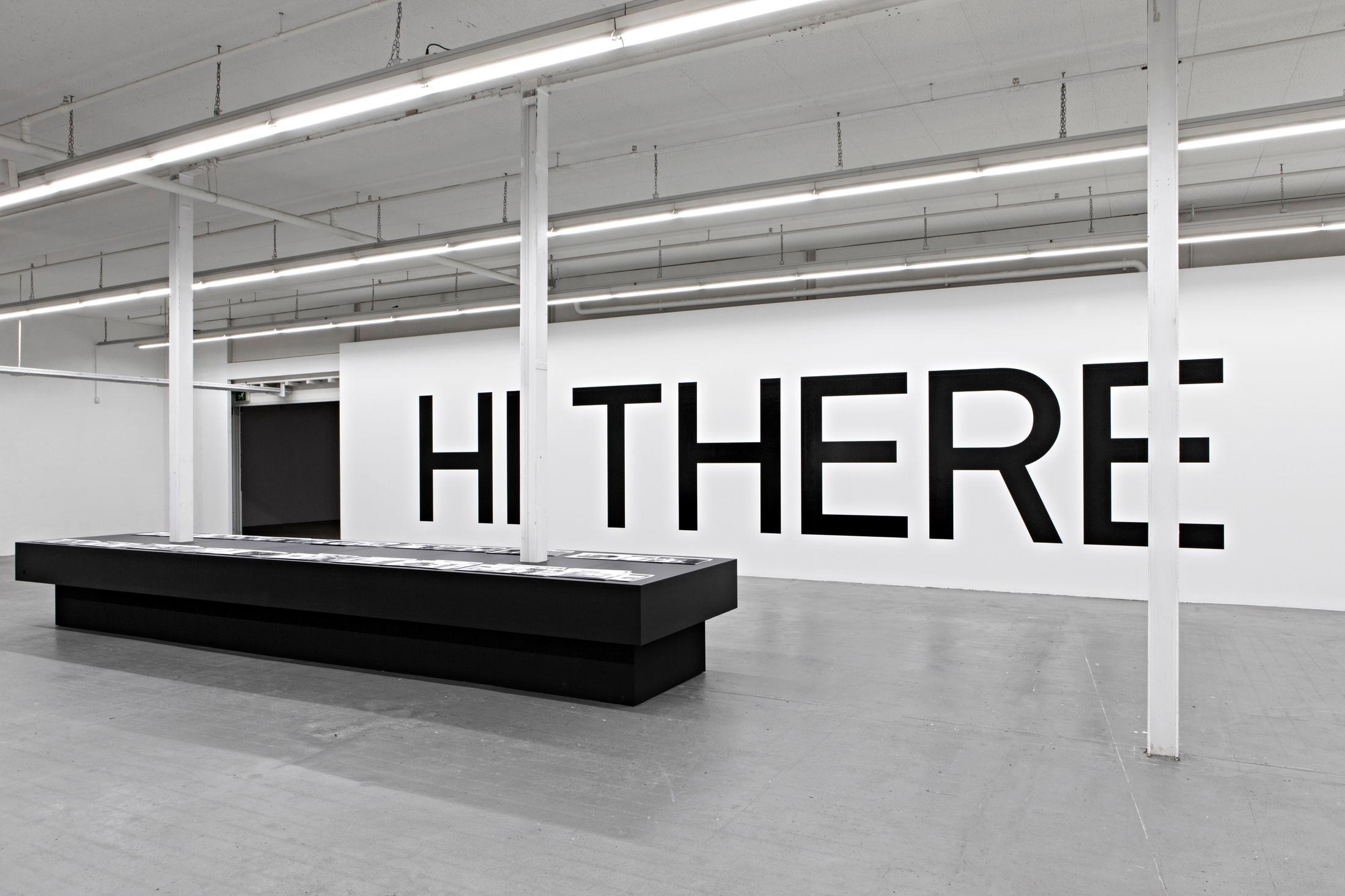 Esther Hunziker "HI THERE" at Kunsthaus Baselland 2018 / Photo: Gina Folly / Courtesy: the artist