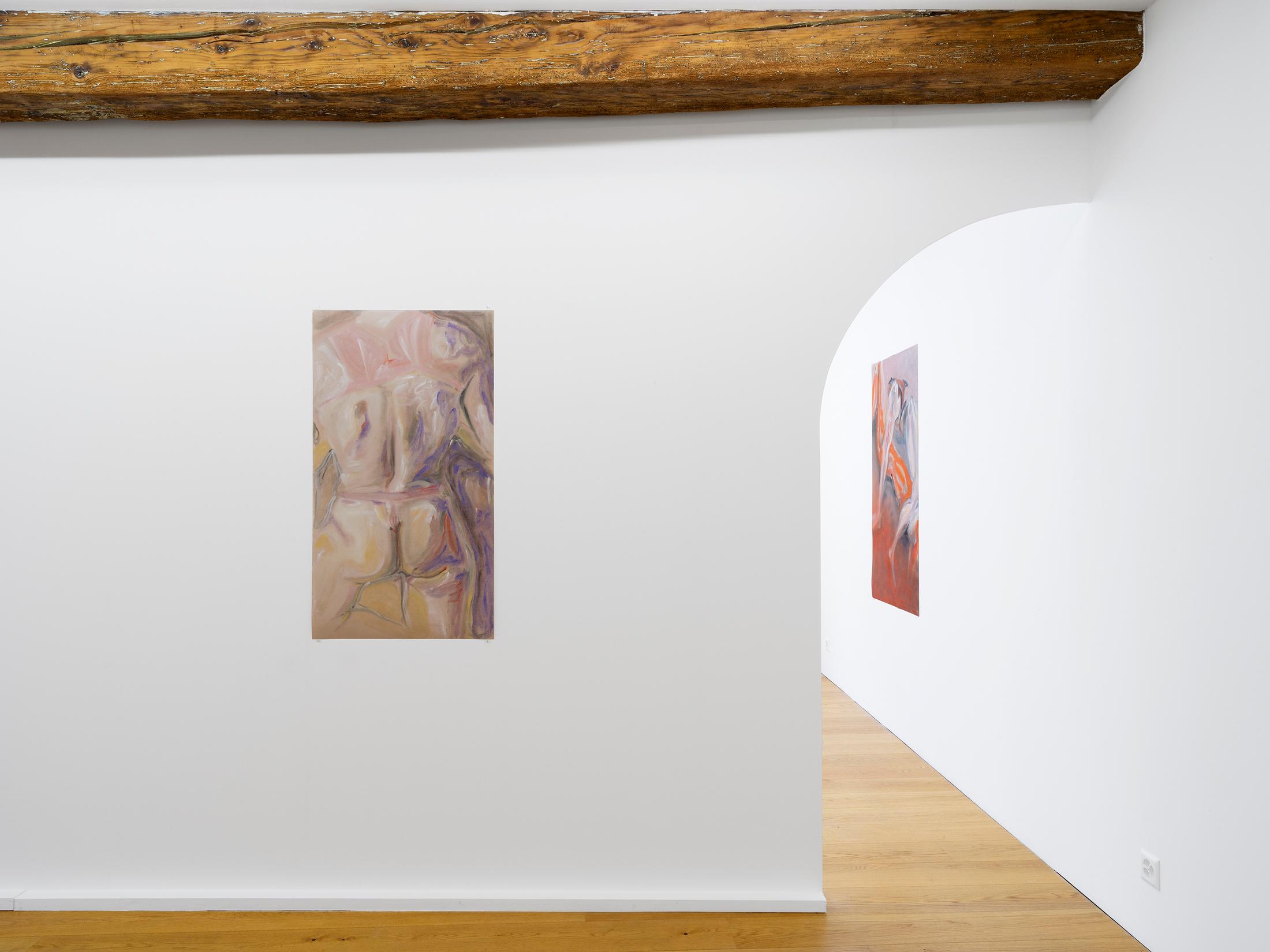 Exhibition View Evelyn Plaschg Solo Show «In Condensation» at Kirchgasse Gallery, Steckborn, 2021 / Photo: CE / Courtesy: the artist and Kirchgasse Gallery