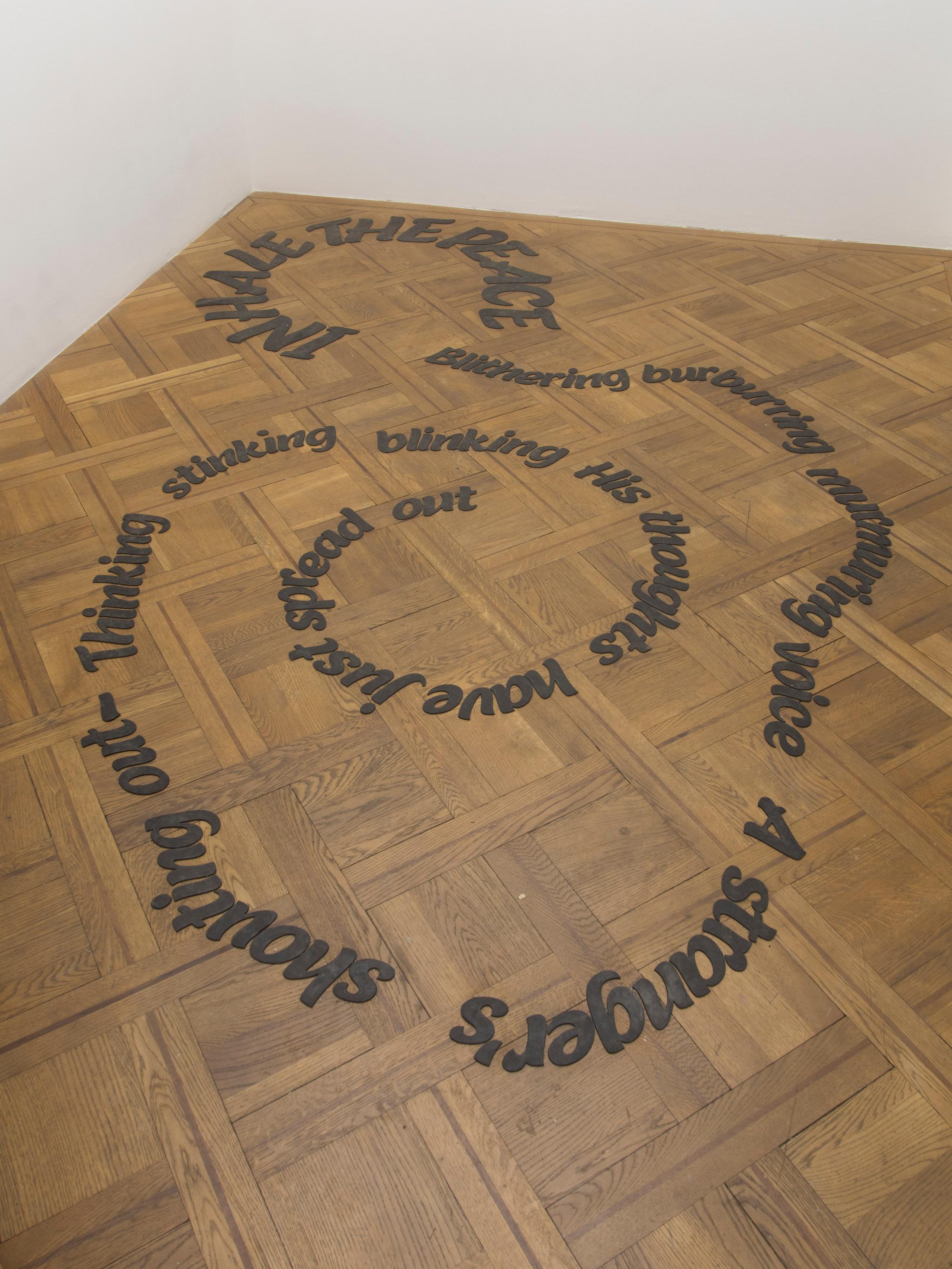 Exhibition View Groupshow «Exposition Collective; view on Caroline Schattling Villeval, Dear Mian, 2019» at Silicon Malley, Prilly, 2019 / Courtesy: the artist and Silicon Malley