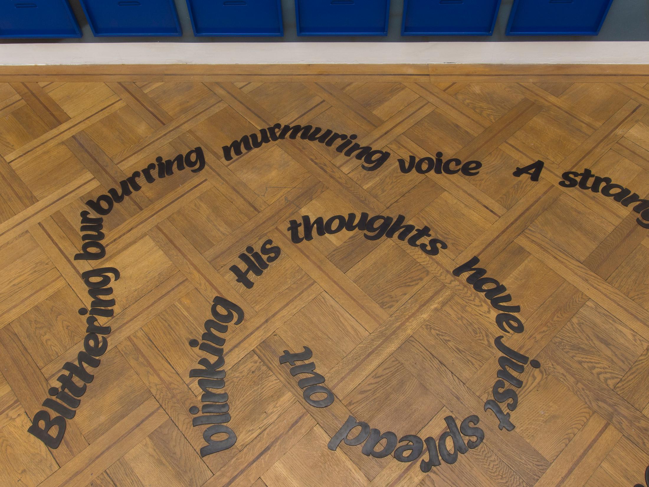 Exhibition View Groupshow «Exposition Collective; view on Caroline Schattling Villeval, Dear Mian, 2019» at Silicon Malley, Prilly, 2019 / Courtesy: the artist and Silicon Malley