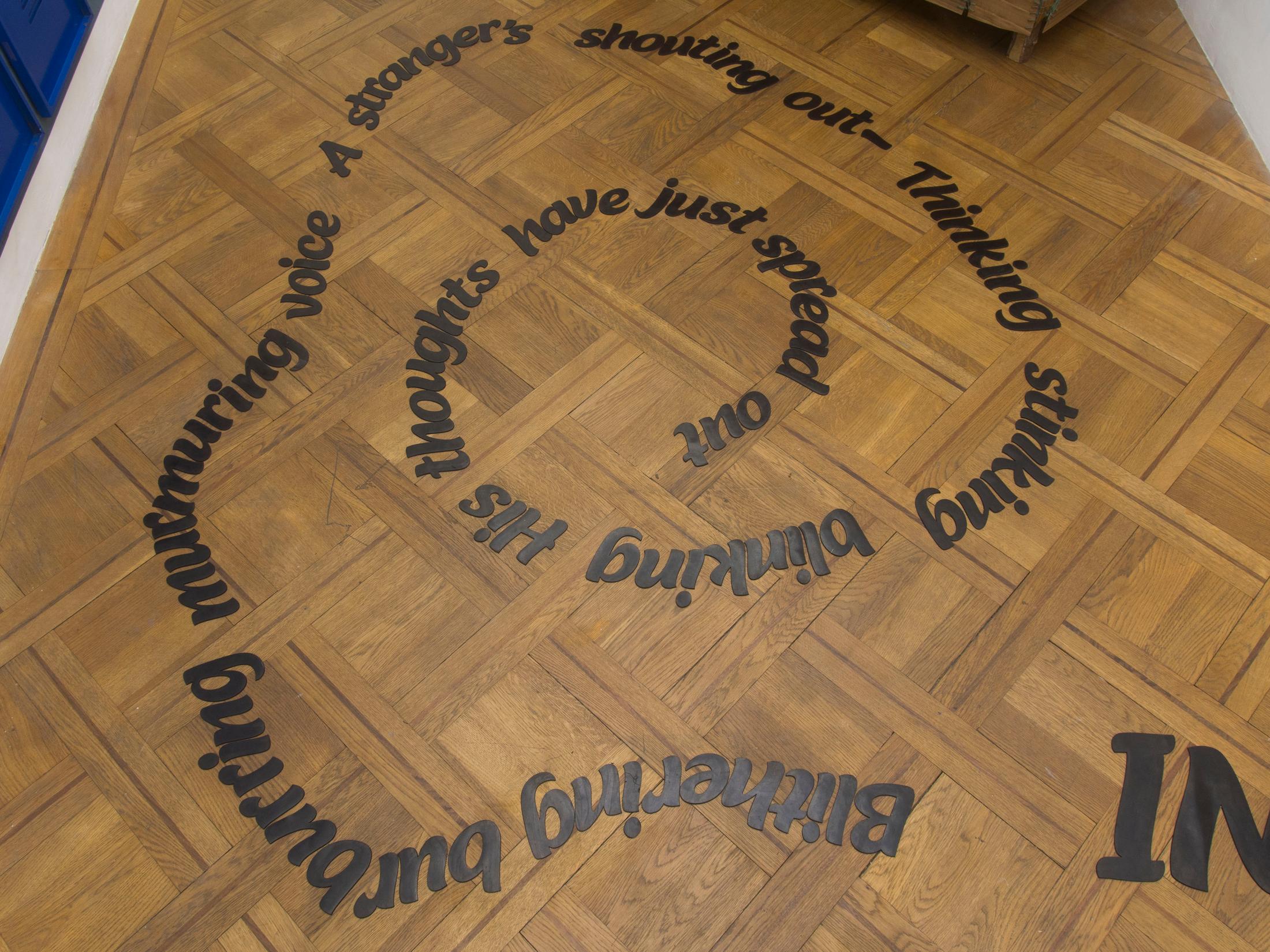 Exhibition View Groupshow «Exposition Collective; view on Caroline Schattling Villeval, Dear Mian, 2019» at Silicon Malley, Prilly, 2019 / Courtesy: the artist and Silicon Malley