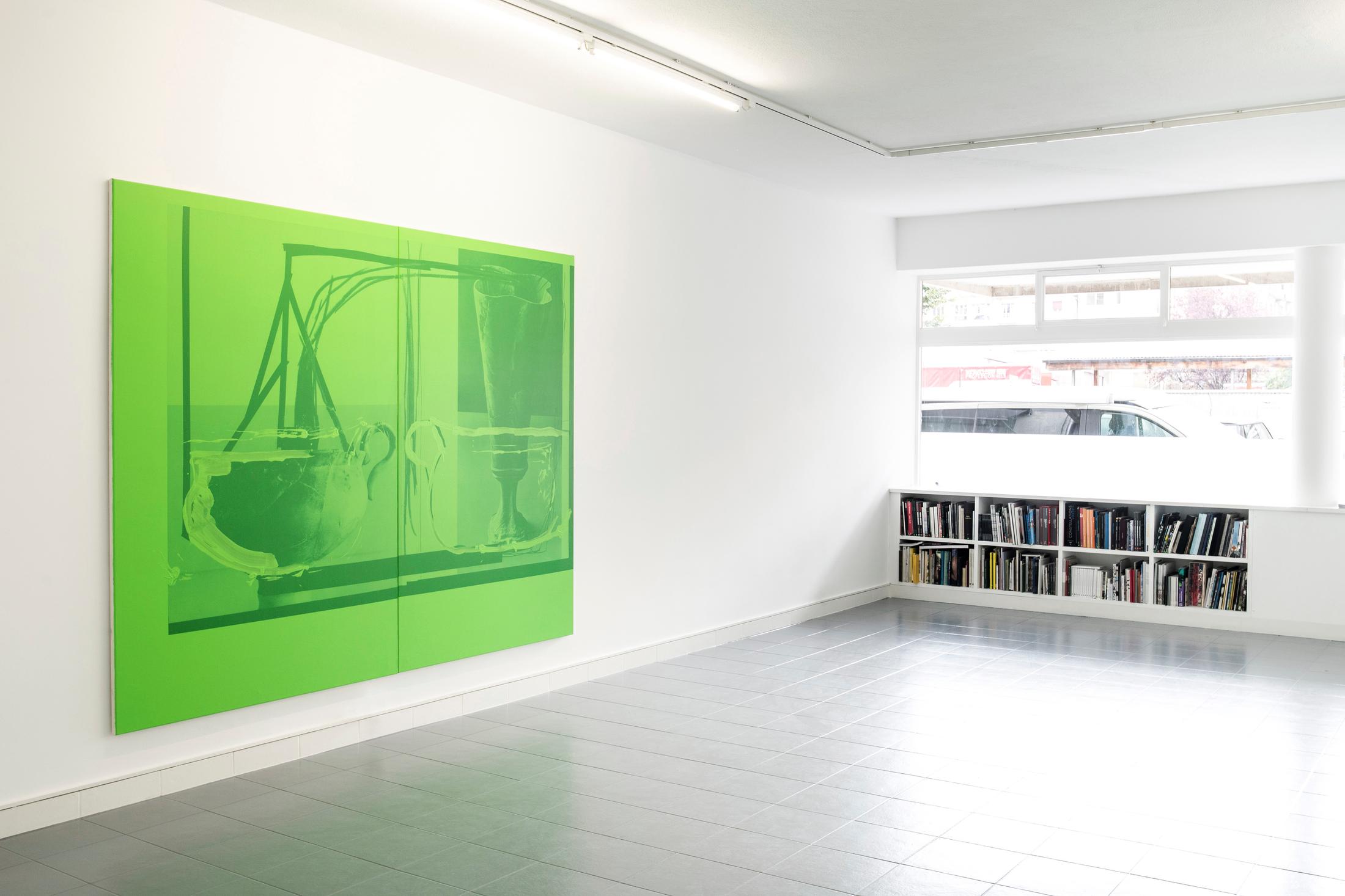 Exhibition View Fabian Marti «The Pitfalls of Reincarnation» at Art Bärtschi & Cie, 2018 / Photo: Greg Clément / Courtesy: the artist and Art Bärtschi & Cie