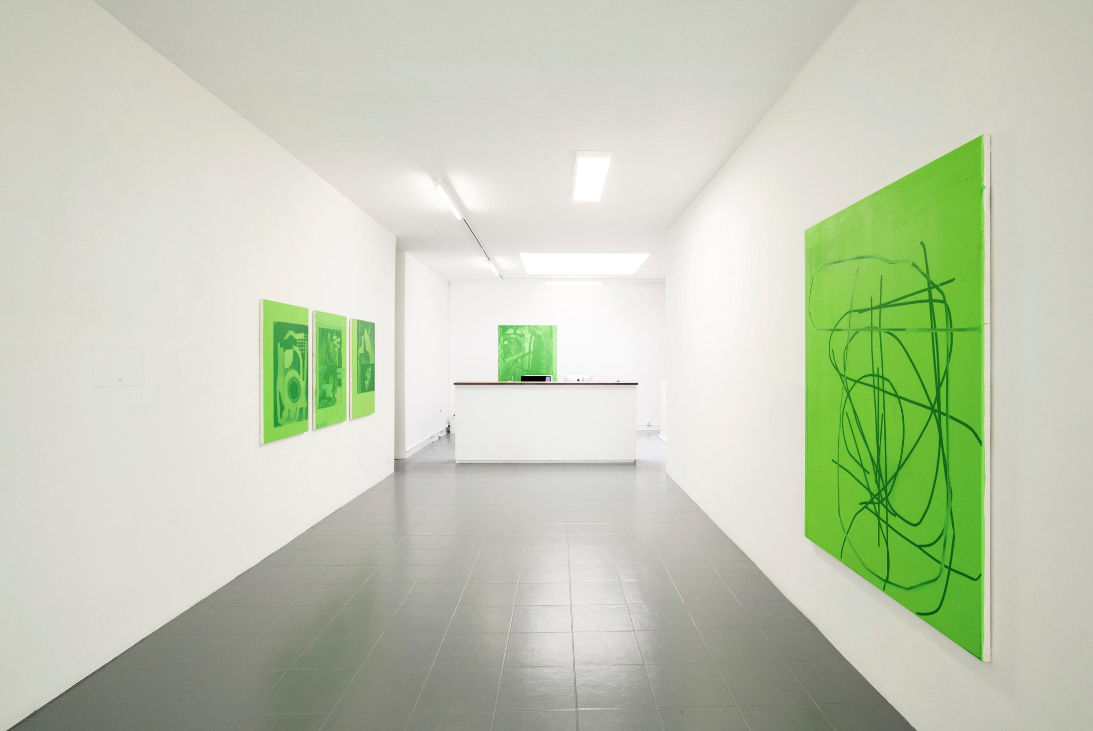 Exhibition View Fabian Marti «The Pitfalls of Reincarnation» at Art Bärtschi & Cie, 2018 / Photo: Greg Clément / Courtesy: the artist and Art Bärtschi & Cie