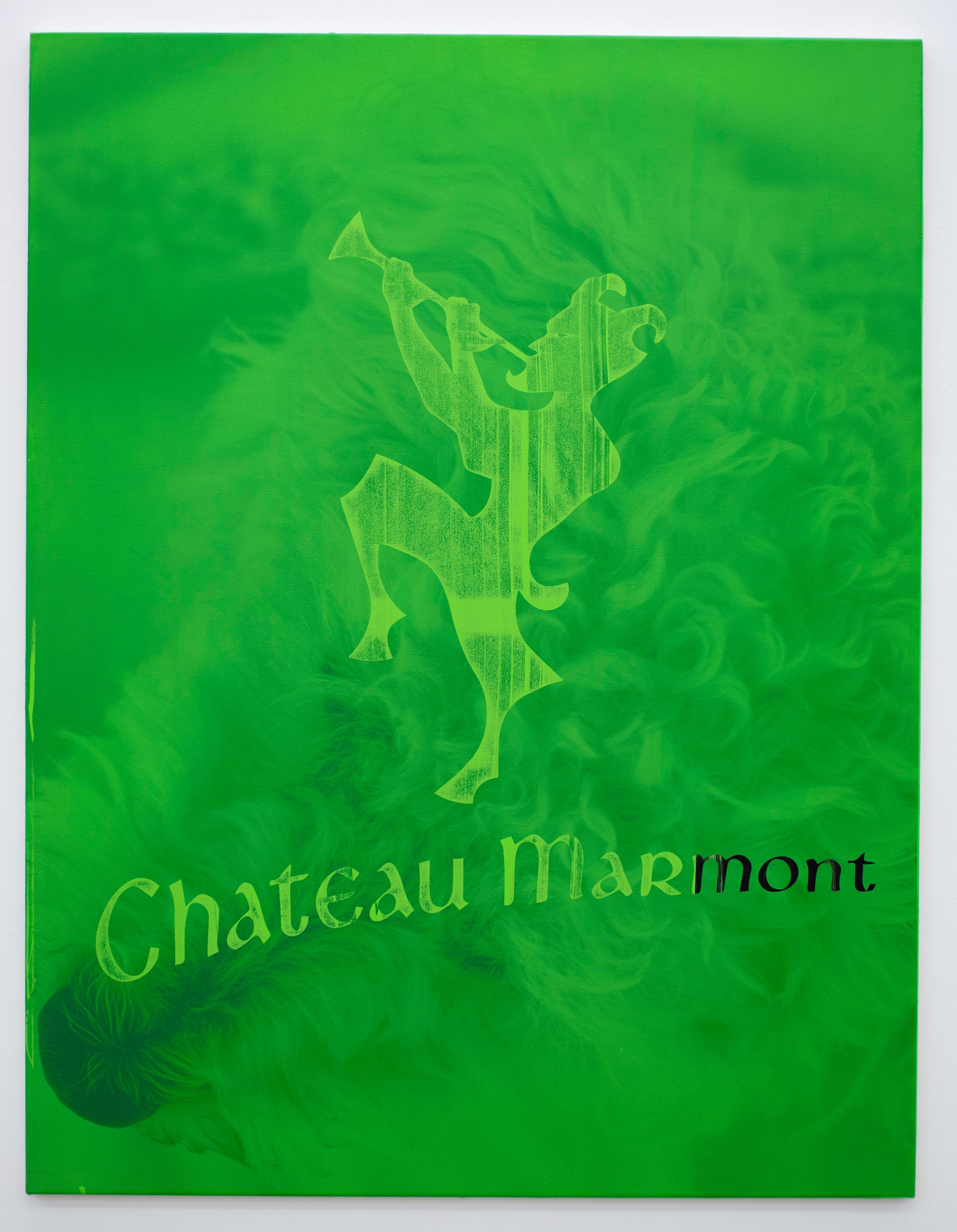 Exhibition View Fabian Marti Soloshow «I LÄBE NO; view on I LÄBE NO (Lutz & Chateau Marmont), 2019» at Galerie Peter Kilchmann, Zurich, 2019 / Photo: Sebastian Schaub / Courtesy: the artist and Galerie Peter Kilchmann