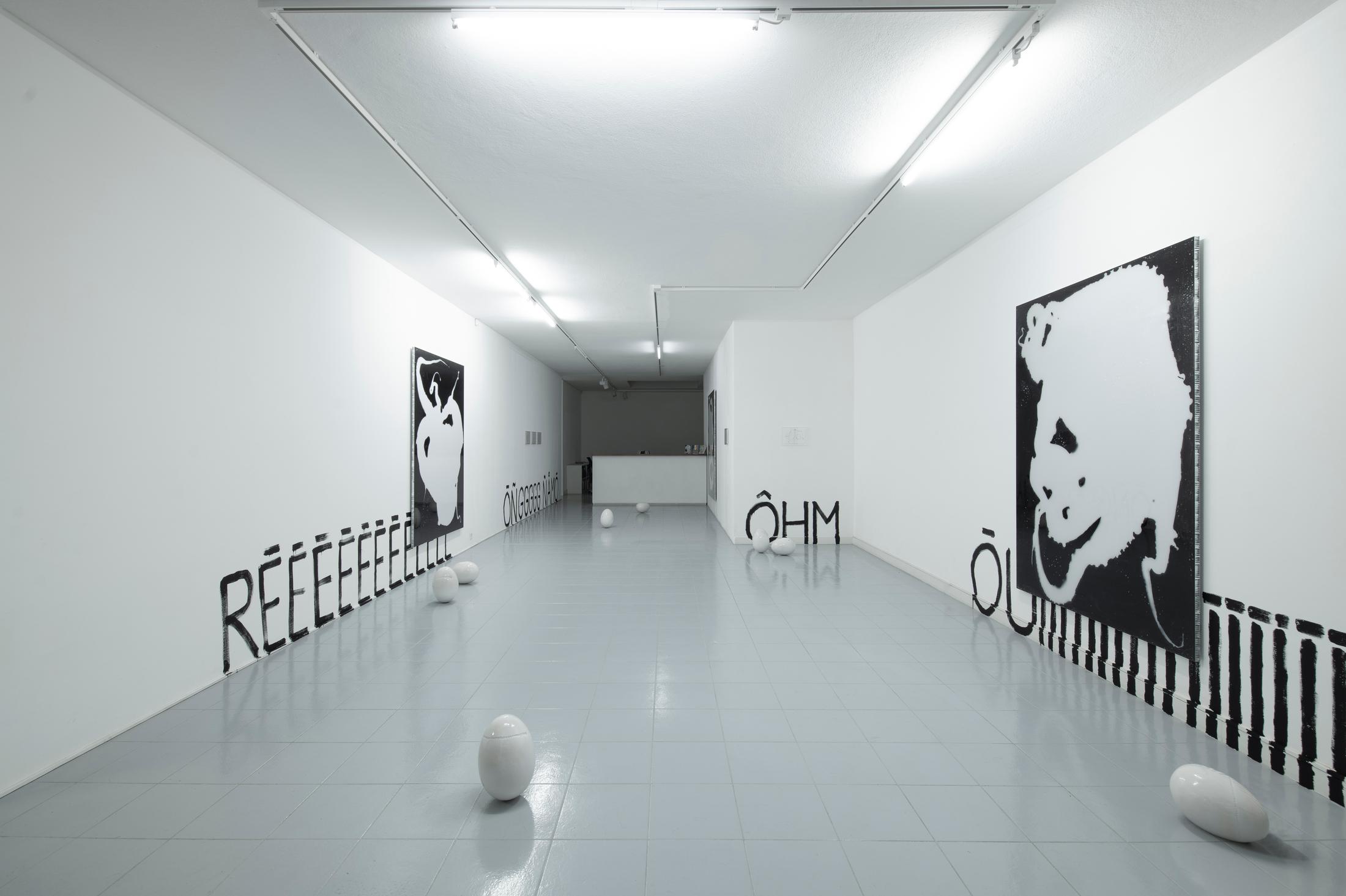 Exhibition View Fabian Marti Solo Show «Vide tentaculaire» at Wilde Gallery, Geneva, 2022 / Photo: Greg Clément / Courtesy: the artist and Wilde Gallery