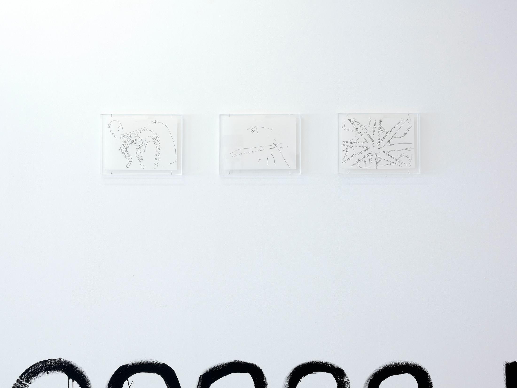 Exhibition View Fabian Marti Solo Show «Vide tentaculaire» at Wilde Gallery, Geneva, 2022 / Photo: Tara Ulmann / Courtesy: the artist and Wilde Gallery