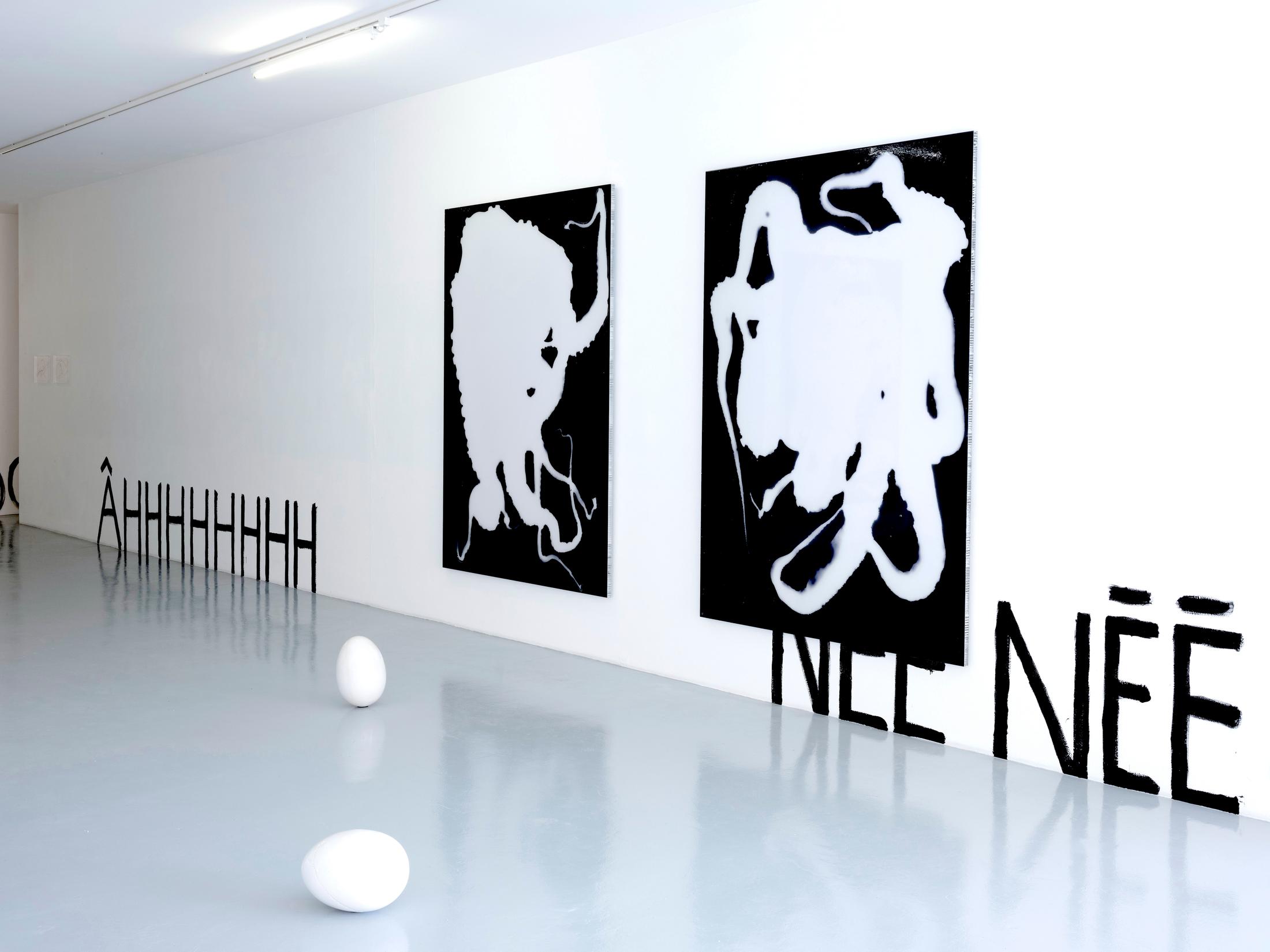 Exhibition View Fabian Marti Solo Show «Vide tentaculaire» at Wilde Gallery, Geneva, 2022 / Photo: Tara Ulmann / Courtesy: the artist and Wilde Gallery