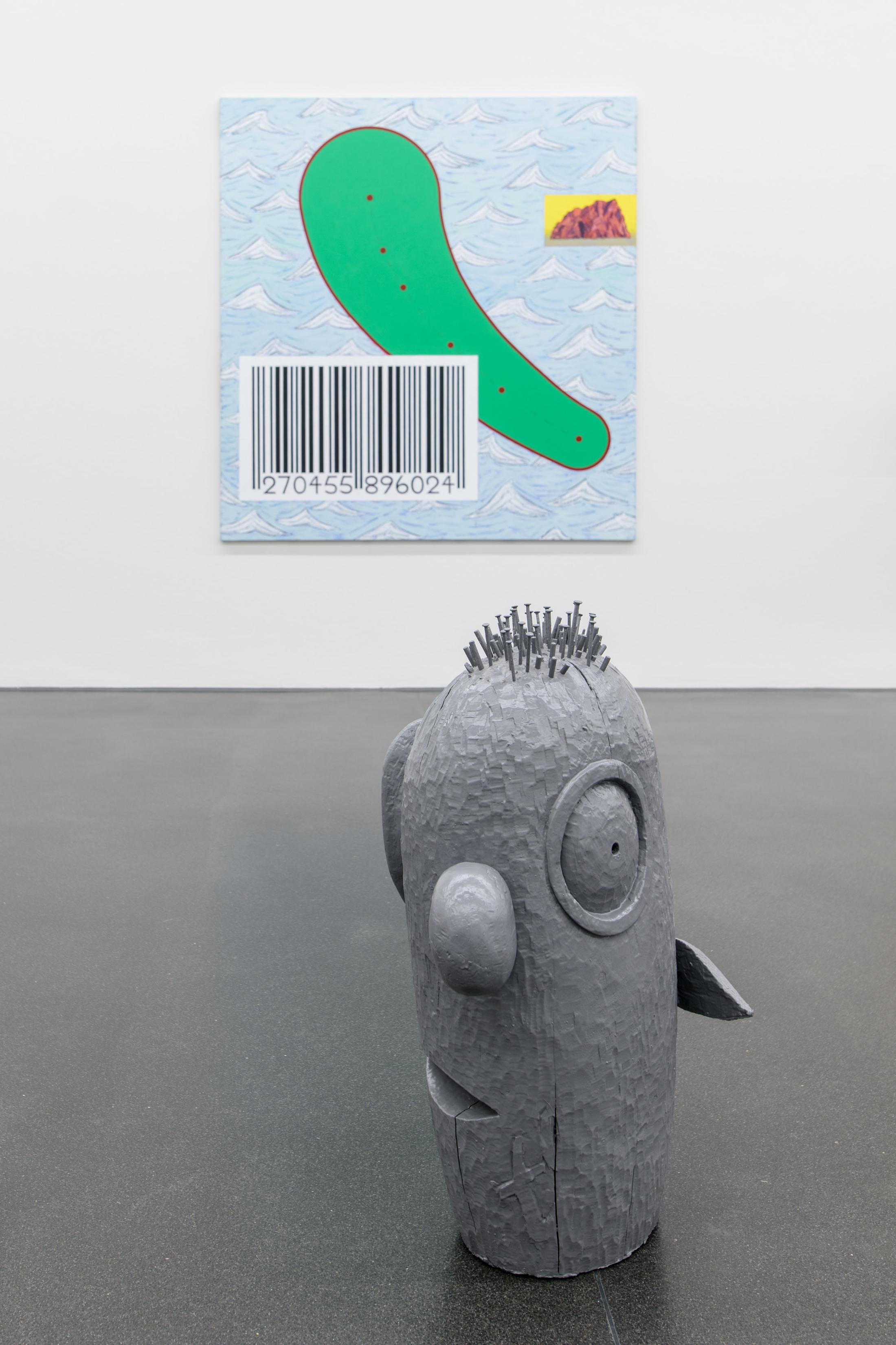 Exhibition View Fabian Peake Soloshow «A Swift at the Corner» at Kunstmuseum Luzern, Lucerne, 2019 / Photo: Marc Latzel / Courtesy: the artist and Kunstmuseum Luzern