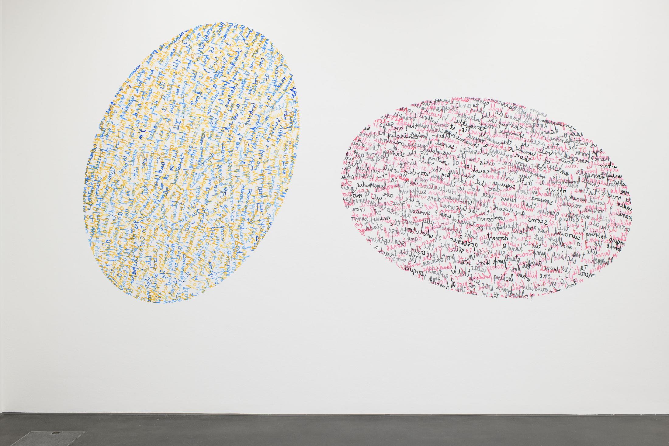 Exhibition View Fabian Peake Soloshow «A Swift at the Corner» at Kunstmuseum Luzern, Lucerne, 2019 / Photo: Marc Latzel / Courtesy: the artist and Kunstmuseum Luzern