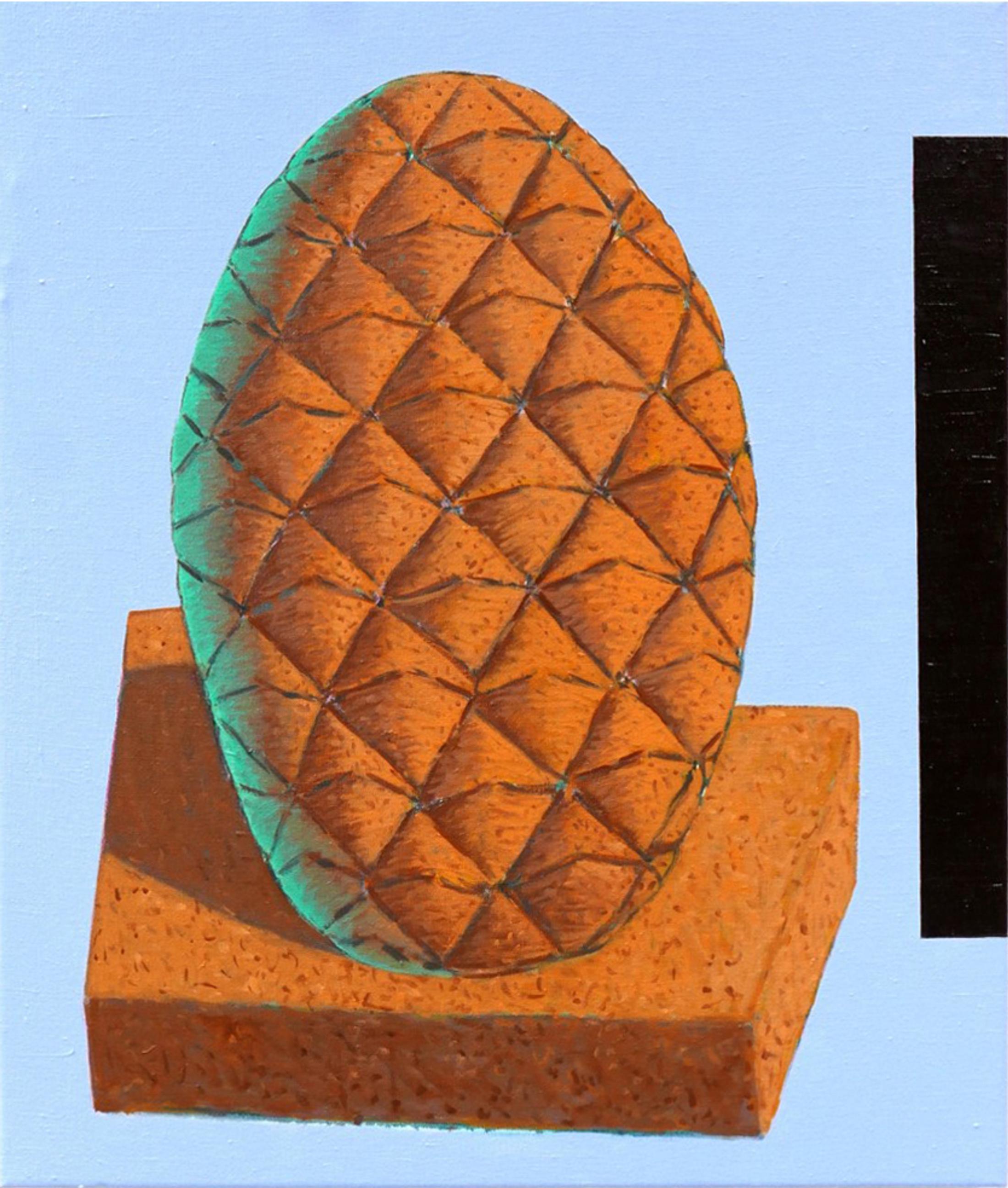 Exhibition View Fabian Peake Soloshow «A Swift at the Corner; view on A Pineapple's Disdain, 2017» at Kunstmuseum Luzern, Lucerne, 2019 / Courtesy: the artist