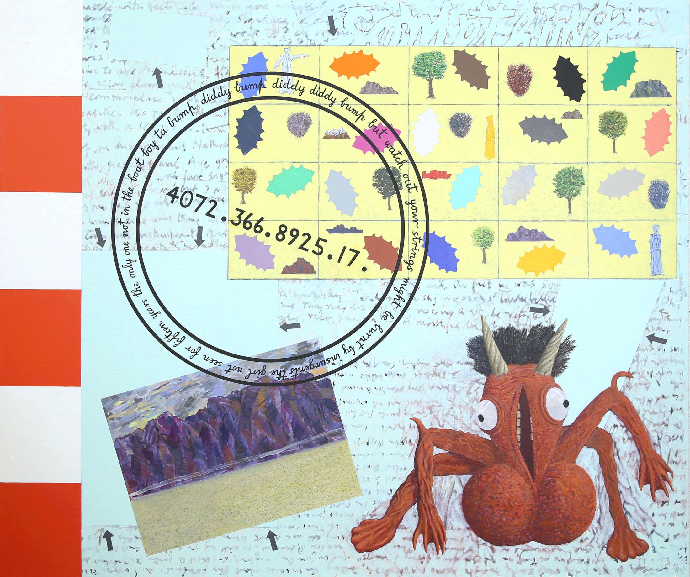 Exhibition View Fabian Peake Soloshow «A Swift at the Corner; view on I need to know, 2013–2014» at Kunstmuseum Luzern, Lucerne, 2019 / Courtesy: the artist