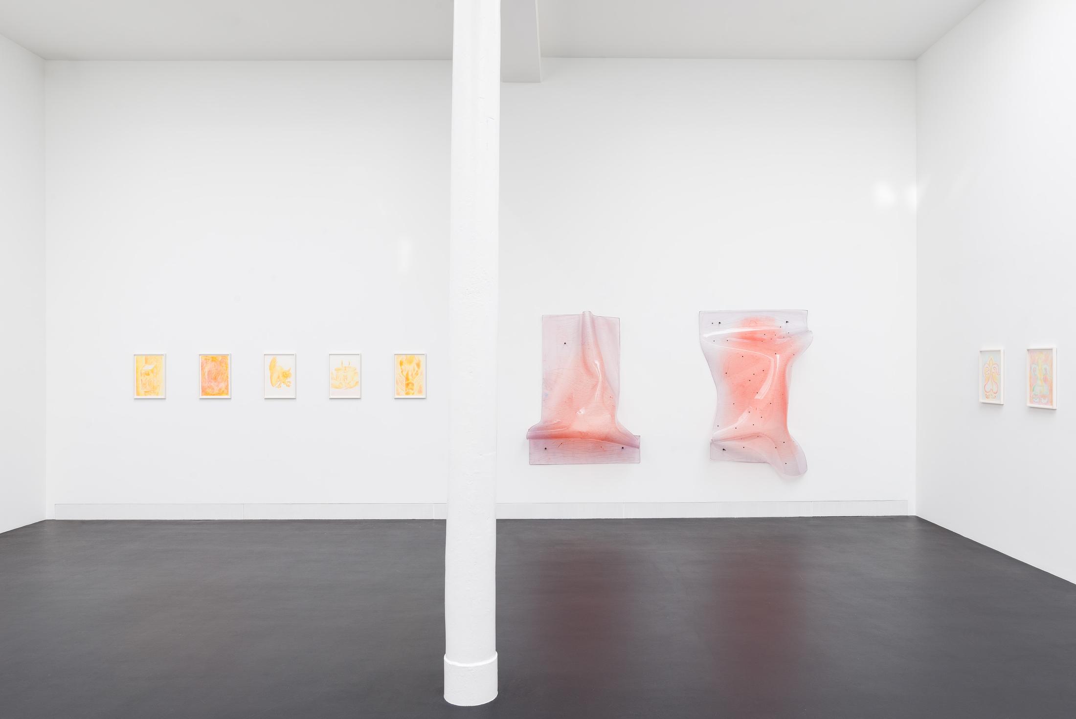 Exhibition View Florian Germann Solo Show «raised by dogs» at Galerie Gregor Staiger, Zurich, 2020 / Courtesy: the artist and Galerie Gregor Staiger