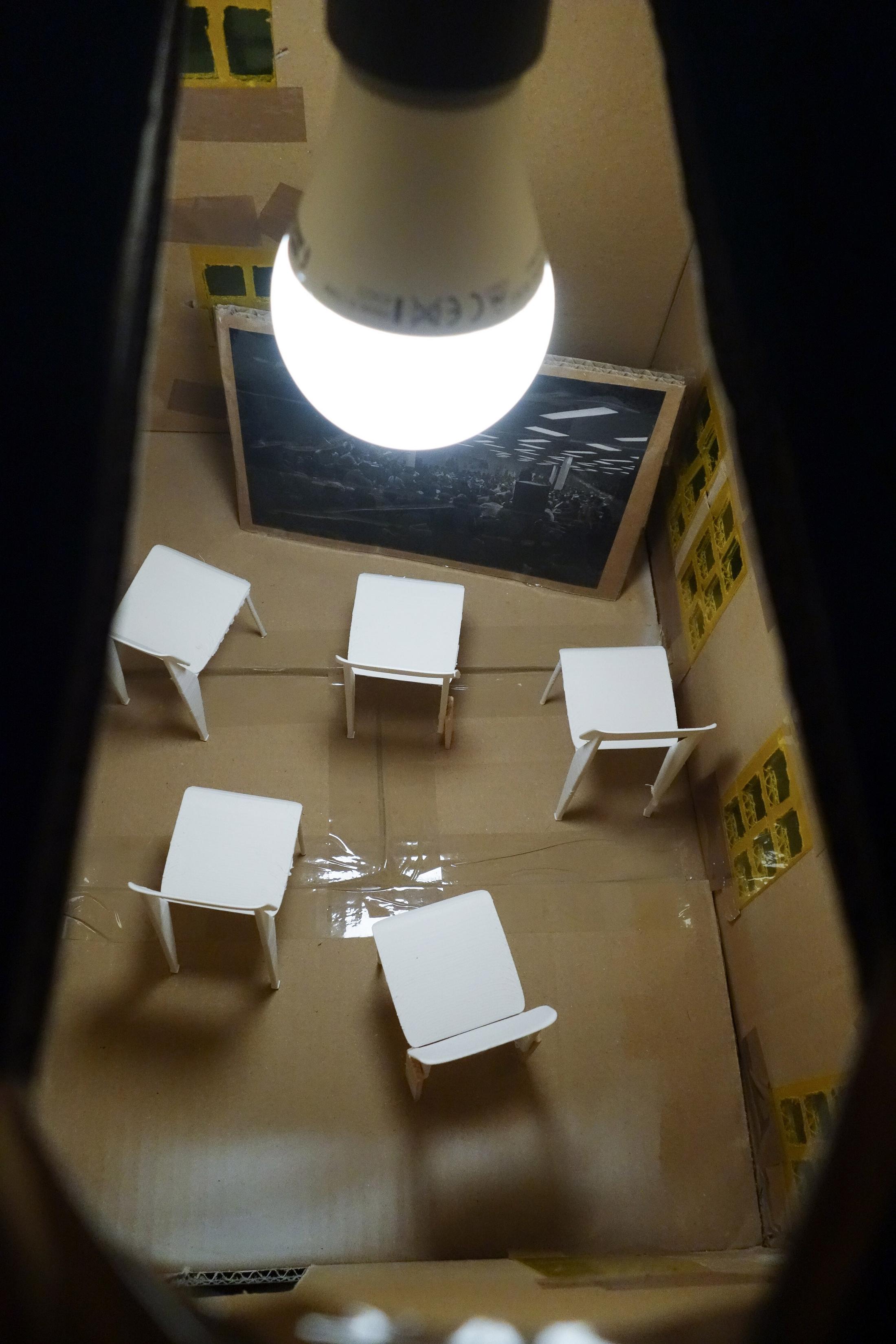 Exhibition View Group Show «four walls, shared beds; view on Cyril Tyrone Hübscher, ballenberg-scenario IV, 2021, 39x40x44cm, mixed media (detail)» at Im Grafenhag, Winterthur, 2021 / Photo: Brigham Baker / Courtesy: the artists and Im Grafenhag