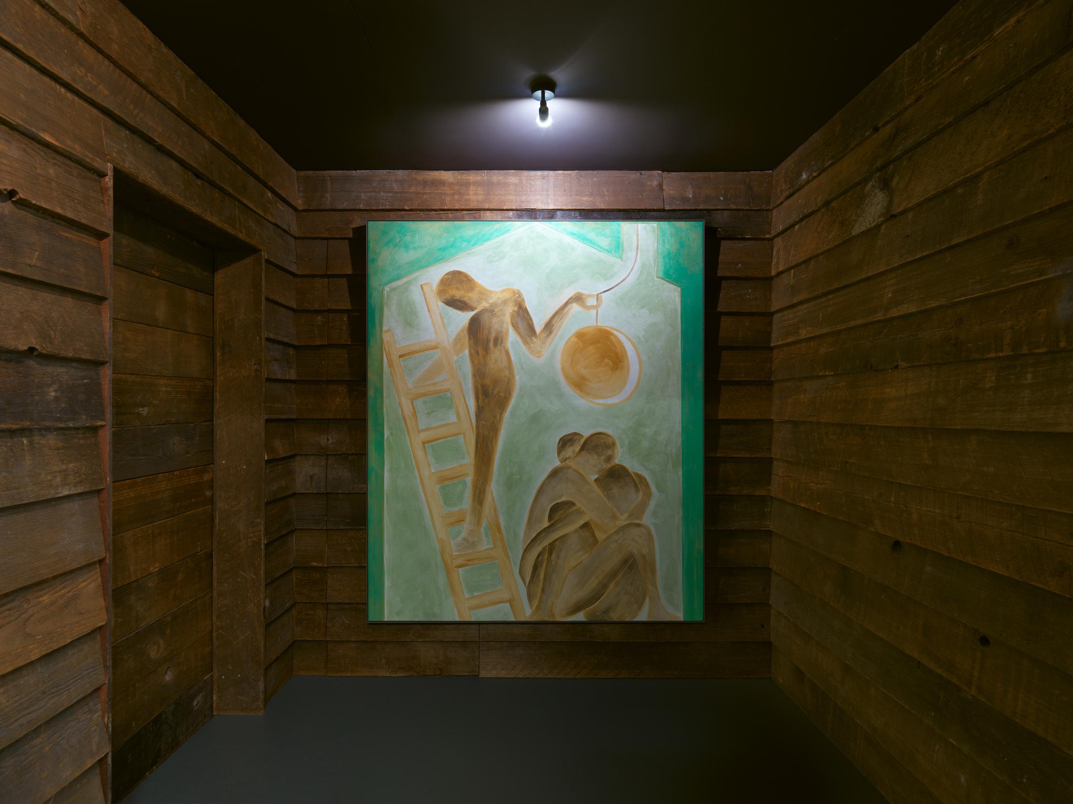 Exhibition View Francesco Clemente Soloshow «Clouds; view on Aspects of the Moon II, 2019» at Vito Schnabel Gallery, St. Moritz, 2019 / © Francesco Clemente / Photo by Stefan Altenburger / Courtesy: the artist and Vito Schnabel Gallery