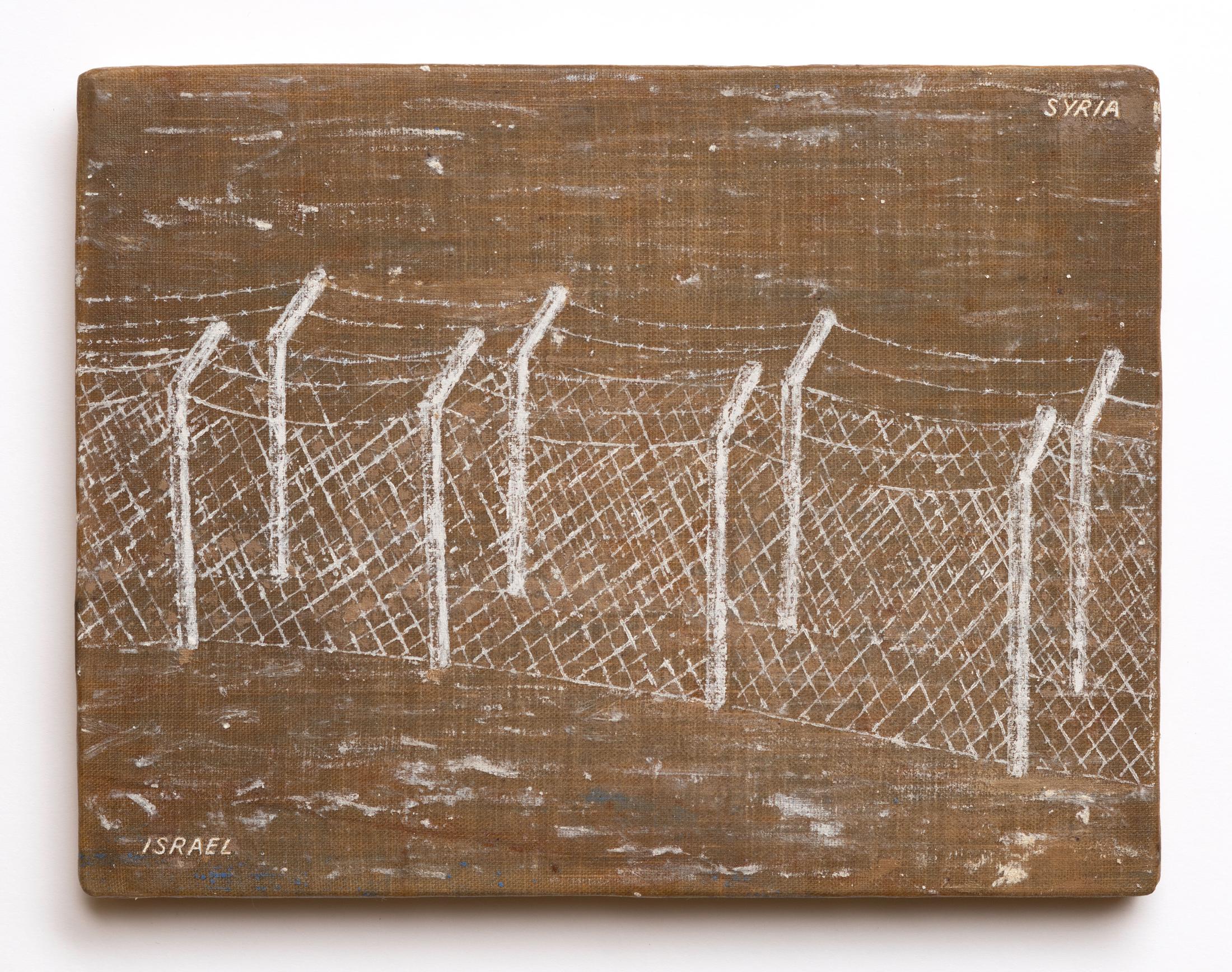 Exhibition View Francis Alÿs Solo Show «Border Barriers Topology; view on Francis Alÿs, Case #1 (Syria-Israel), 2019-2021» at Galerie Peter Kilchmann, Zurich, 2021 / Photo: Sebastian Schaub / Courtesy: the artist and Galerie Peter Kilchmann