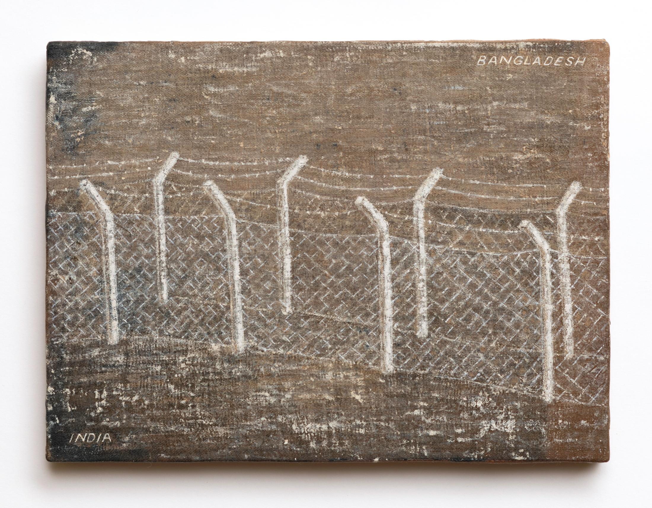 Exhibition View Francis Alÿs Solo Show «Border Barriers Topology; view on Francis Alÿs, Case #3 (Bangladesh-India), 2019-2021» at Galerie Peter Kilchmann, Zurich, 2021 / Photo: Sebastian Schaub / Courtesy: the artist and Galerie Peter Kilchmann