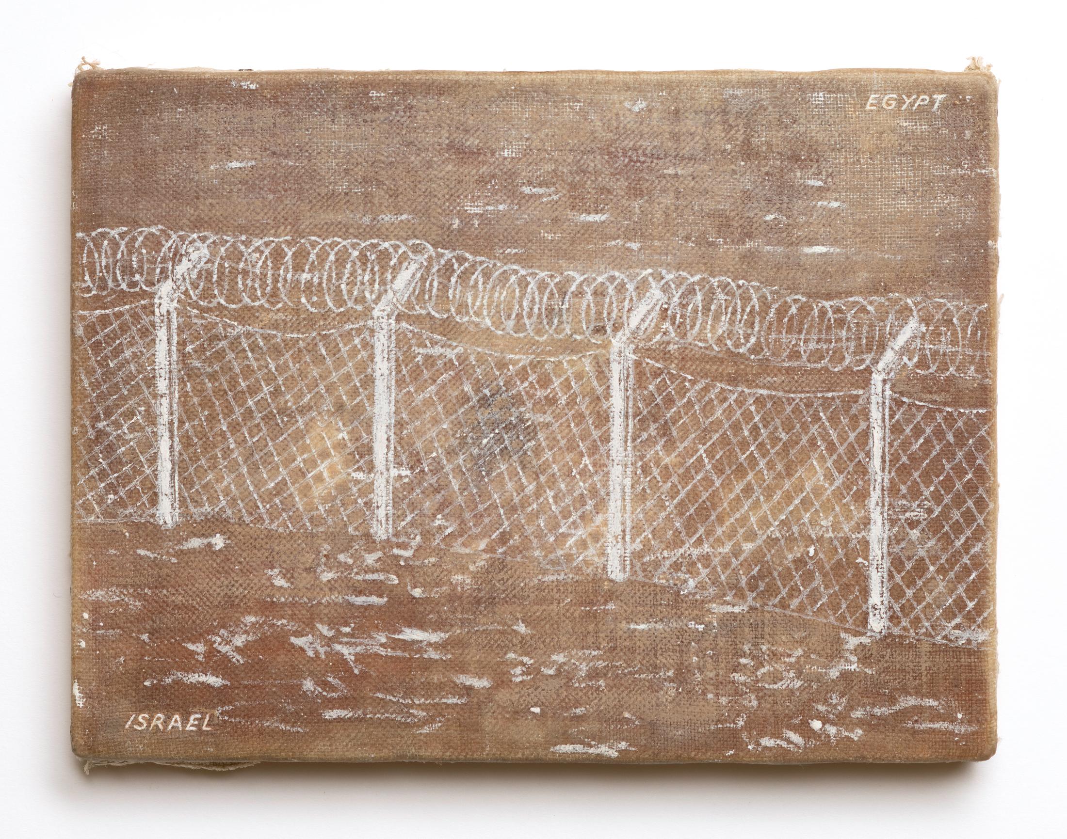 Exhibition View Francis Alÿs Solo Show «Border Barriers Topology; view on Francis Alÿs, Case #6 (Egypt-Israel), 2019-2021» at Galerie Peter Kilchmann, Zurich, 2021 / Photo: Sebastian Schaub / Courtesy: the artist and Galerie Peter Kilchmann