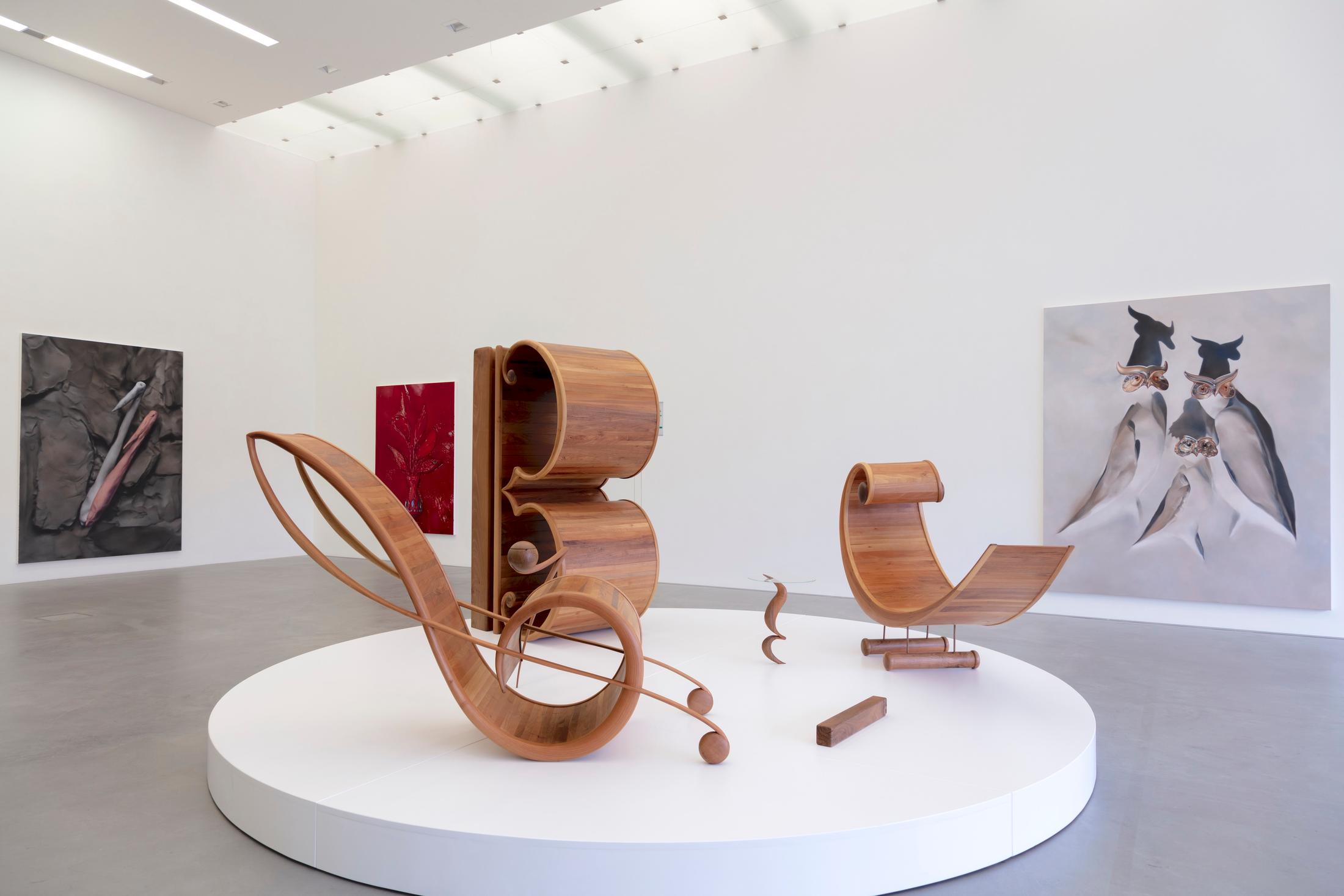 Exhibition View Francisco Sierra Solo Show «Corniche» at Kunsthalle Appenzell, Appenzell, 2023 / Photo: Urs Baumann / Courtesy: the artist and von Bartha