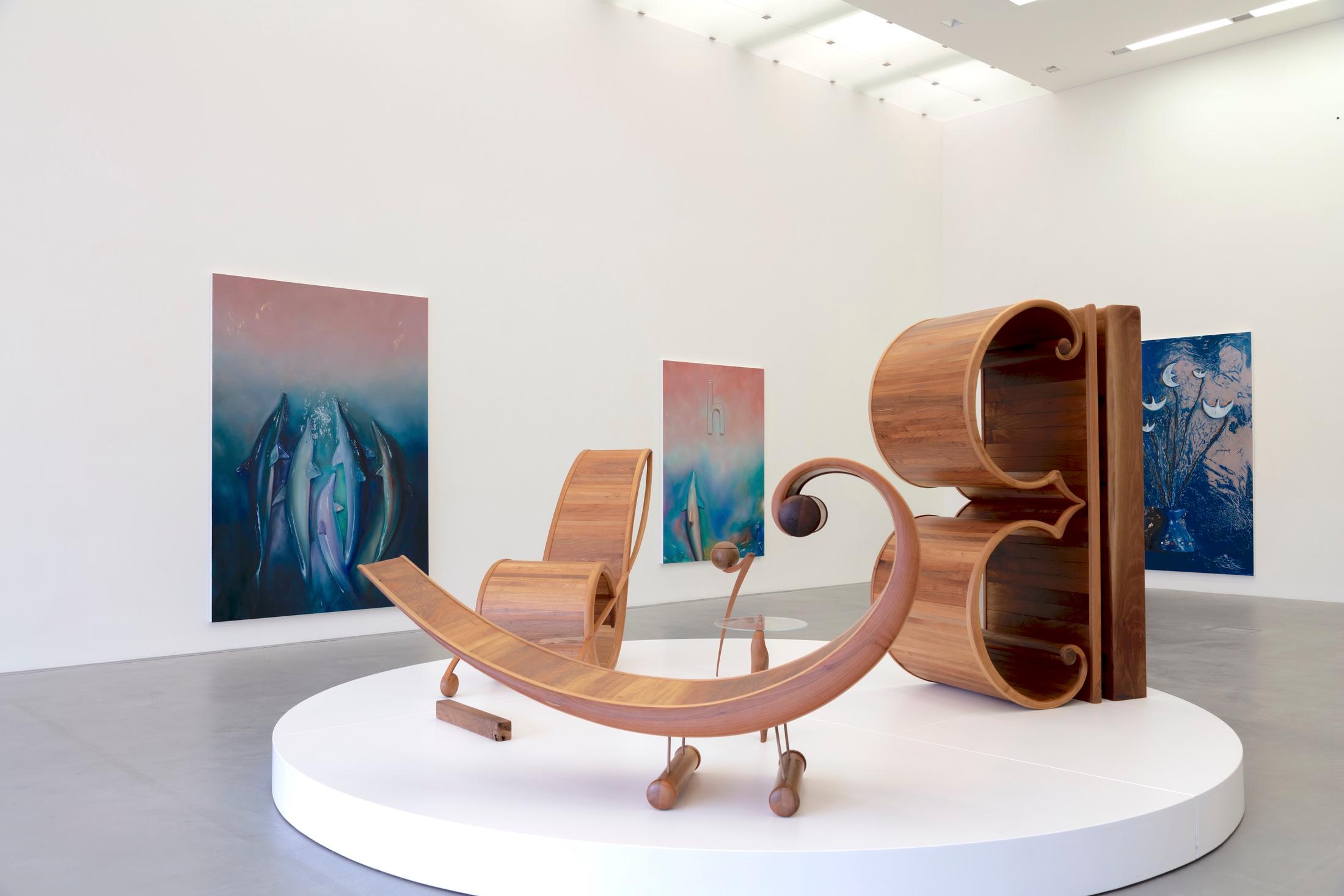 Exhibition View Francisco Sierra Solo Show «Corniche» at Kunsthalle Appenzell, Appenzell, 2023 / Photo: Urs Baumann / Courtesy: the artist and von Bartha