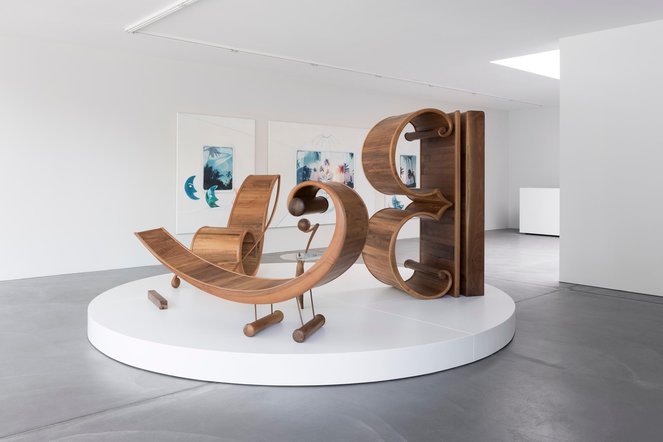 Exhibition View Francisco Sierra «Lunar Conveniences; view on Francisco Sierra, Les Clefs, 2021» at Von Bartha, Basel, 2021 / Photo: Andreas Zimmermann / Courtesy: the artist and Von Bartha