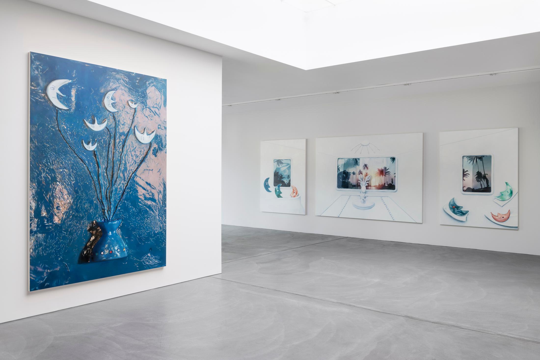 Exhibition View Francisco Sierra «Lunar Conveniences» at Von Bartha, Basel, 2021 / Photo: Andreas Zimmermann / Courtesy: the artist and Von Bartha