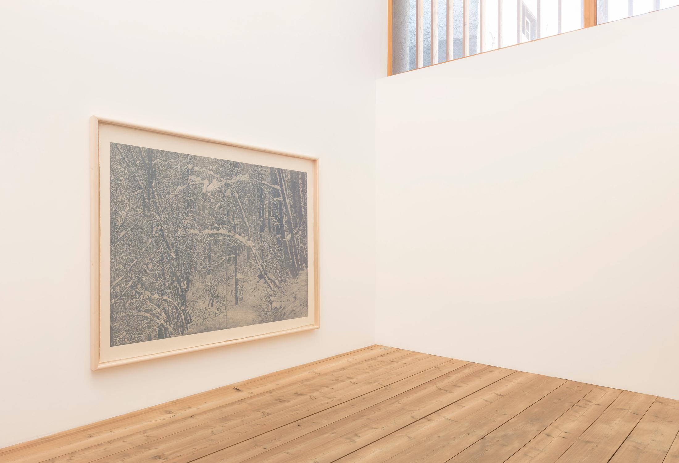 Installation View Franz Gertsch "Winter, 2016" at Galleria Monica De Cardenas, Zuoz / Courtesy: the artists and the gallery / Photo: Andrea Rossetti