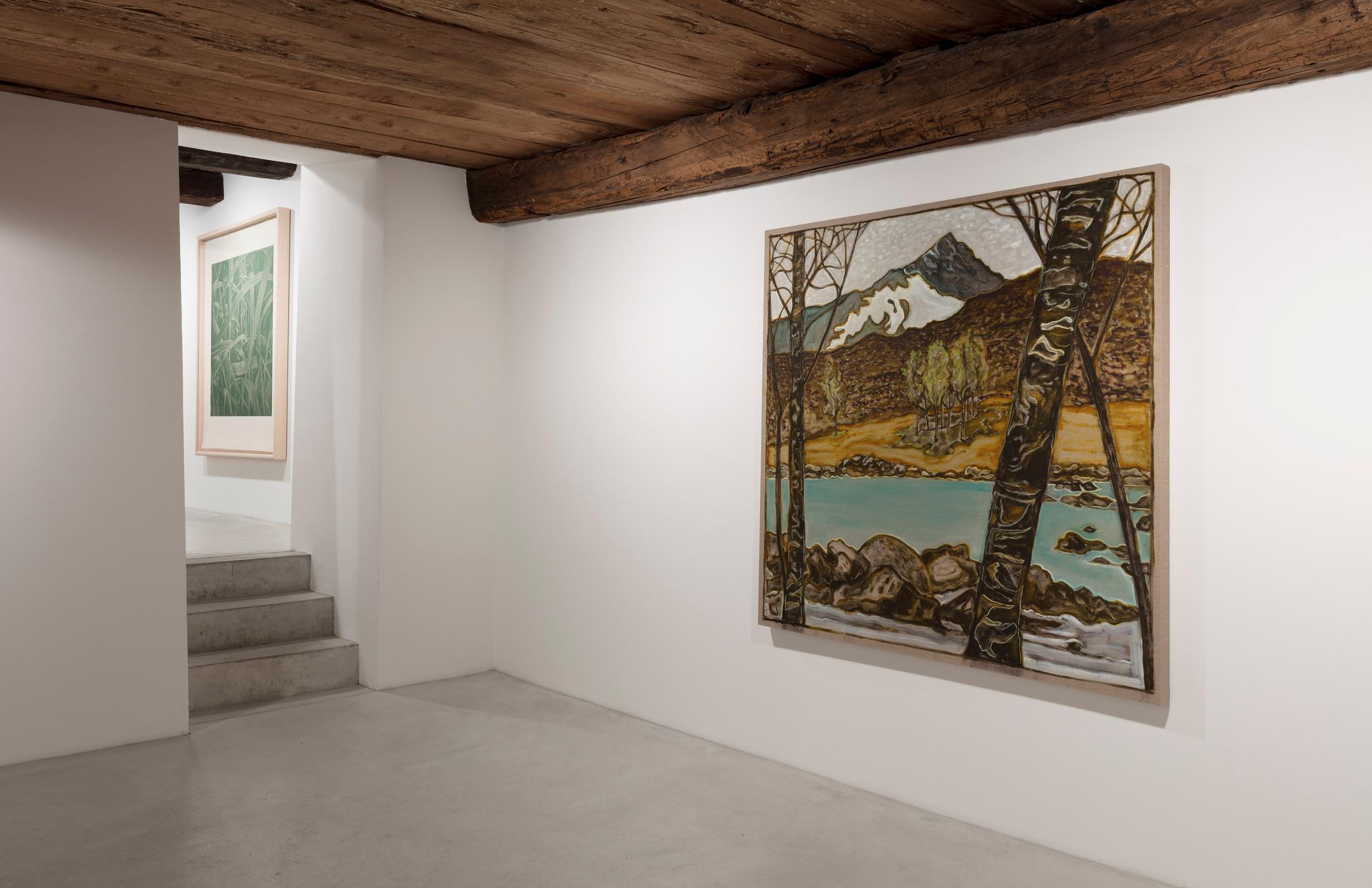 Installation View Billy Childish and Franz Gertsch at Galleria Monica De Cardenas, Zuoz / Courtesy: the artists and the gallery / Photo: Andrea Rossetti